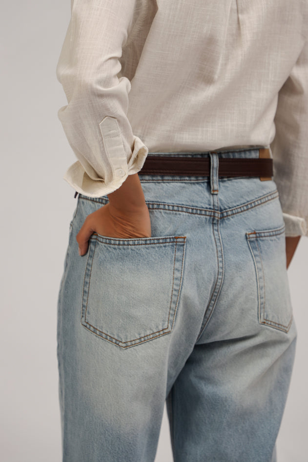 High-Waist Mom Jeans