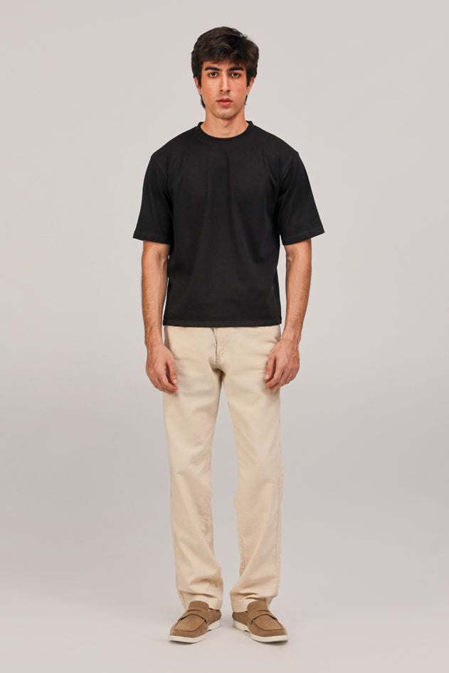 Linen Straight Fit Trousers