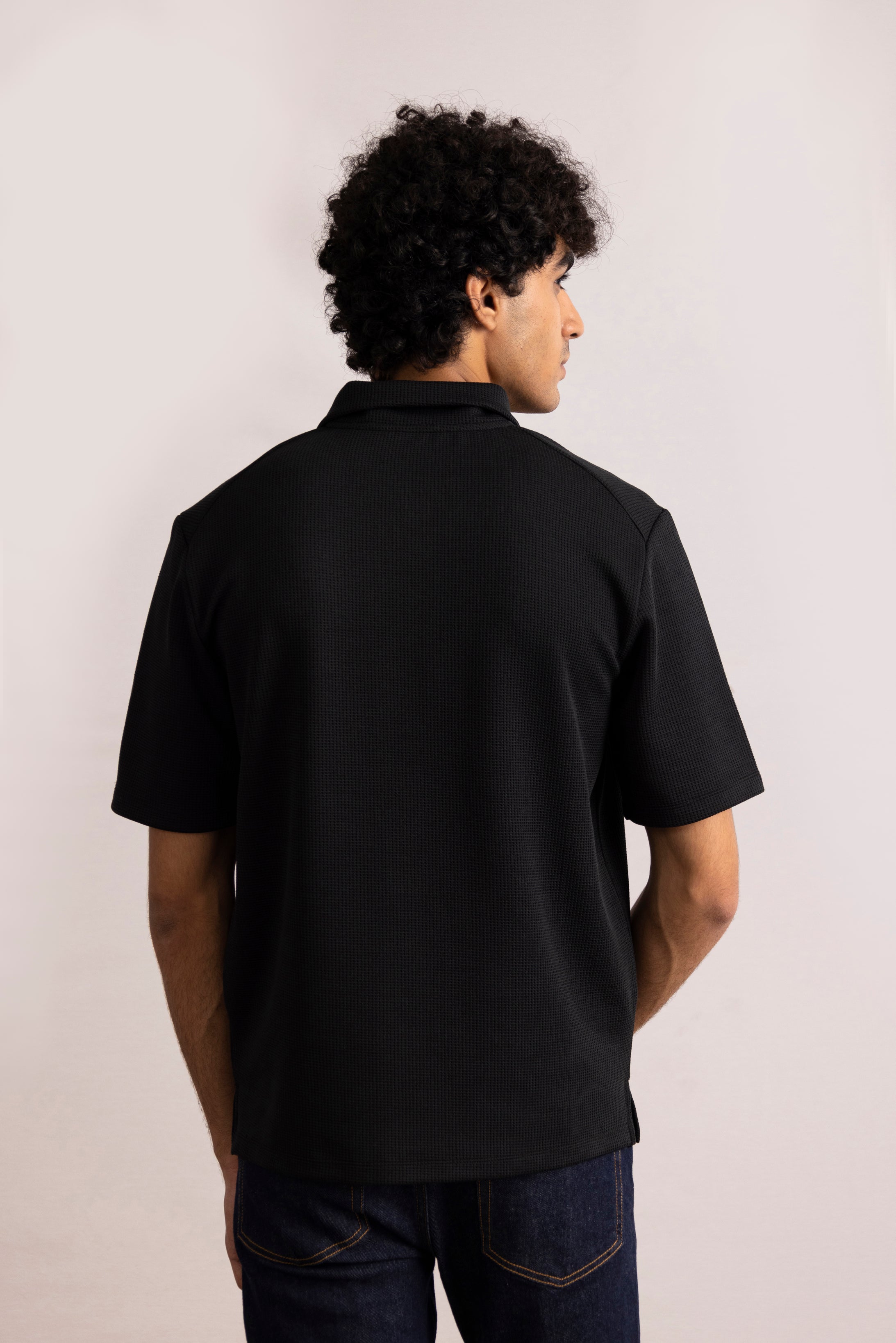 Textured Polo Shirt