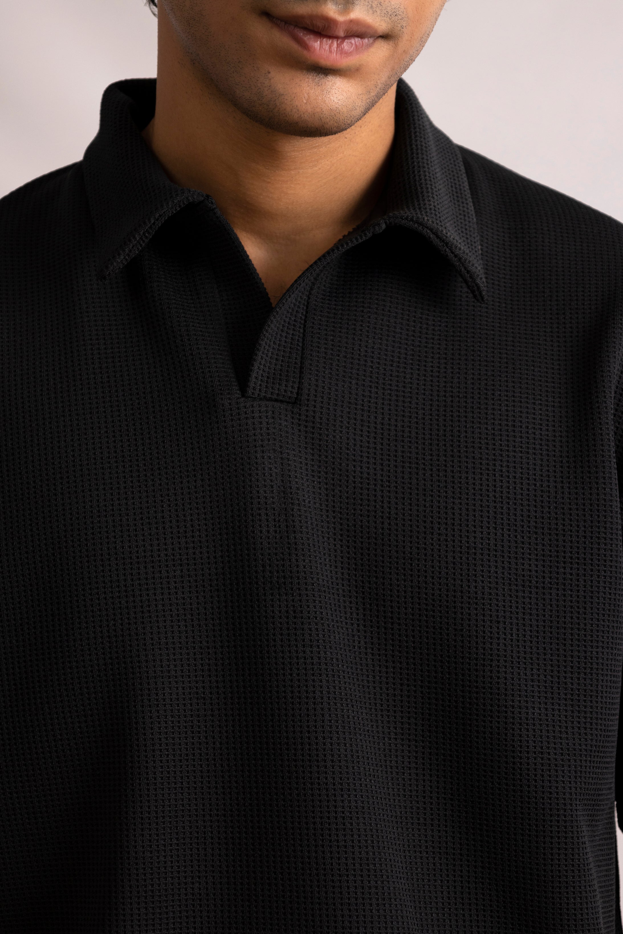 Textured Polo Shirt