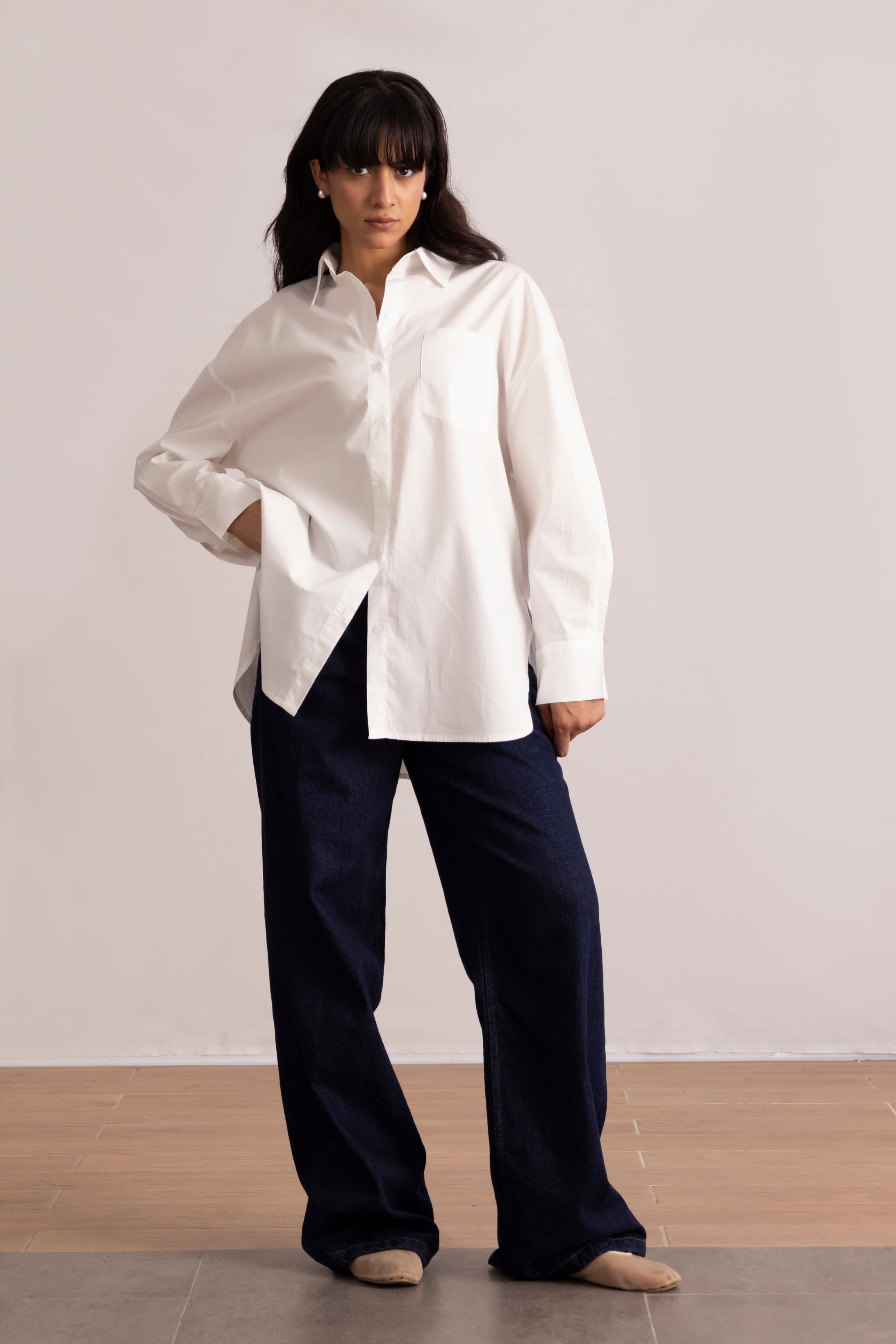 Oversized Poplin Shirt
