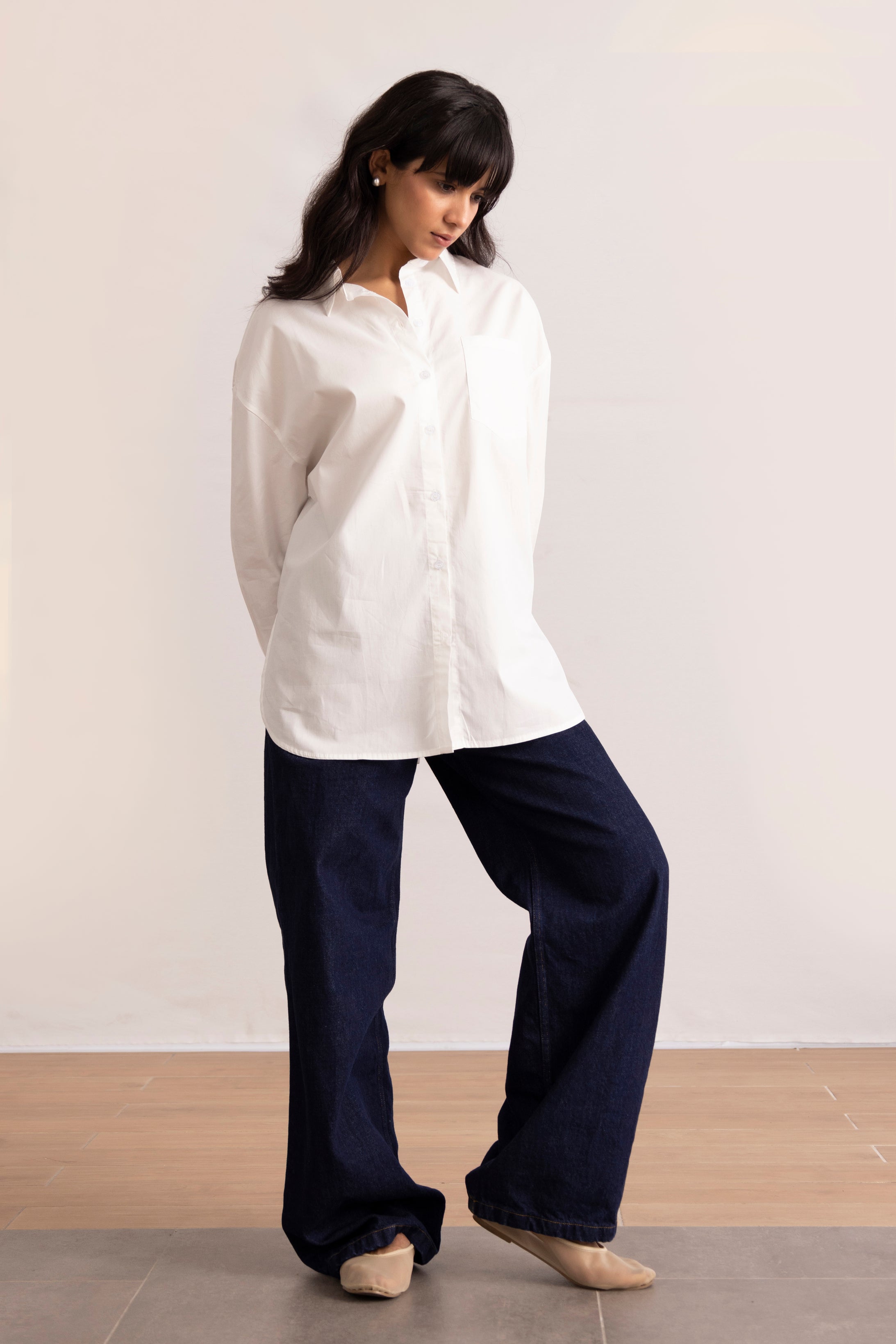 Oversized Poplin Shirt