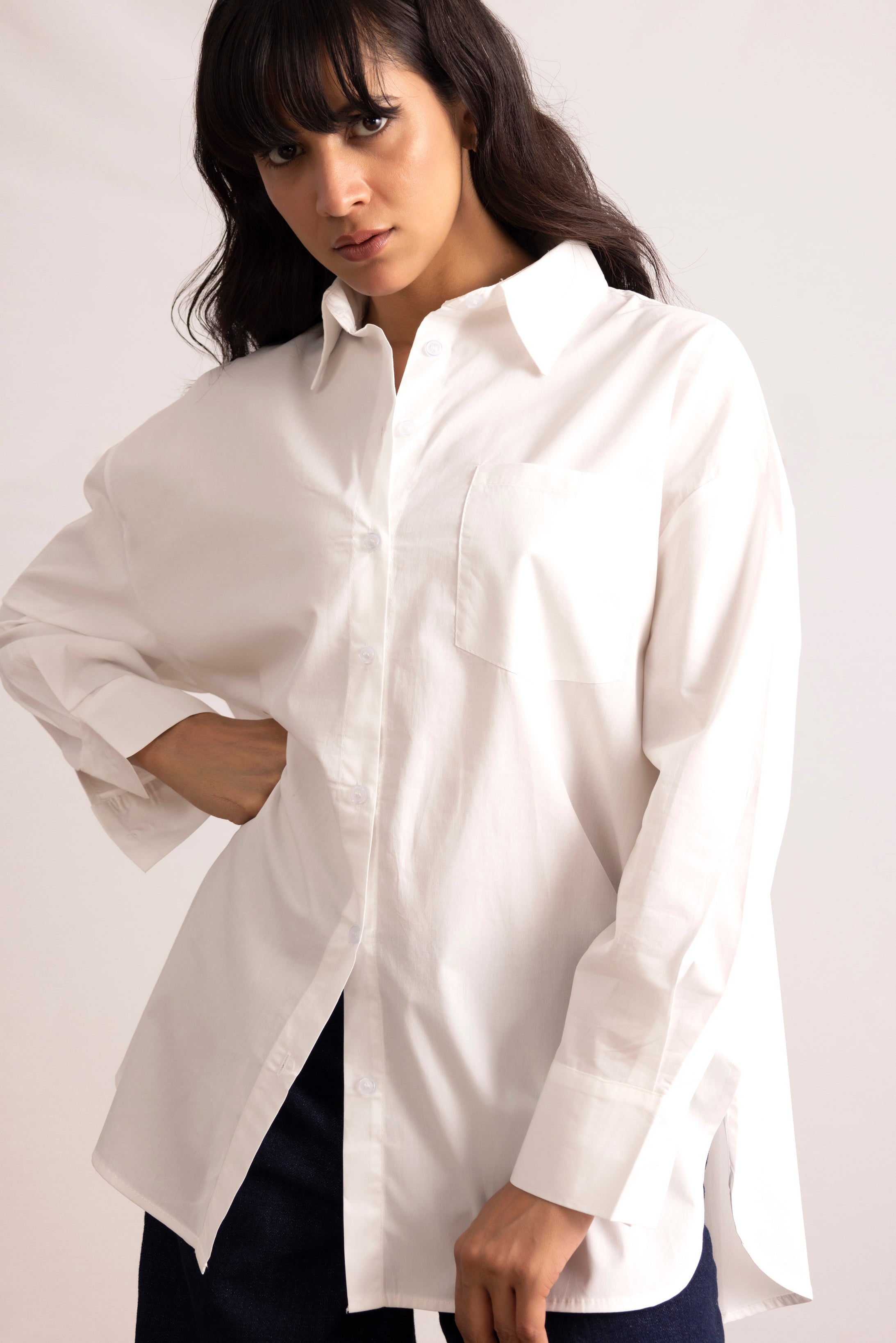 Oversized Poplin Shirt