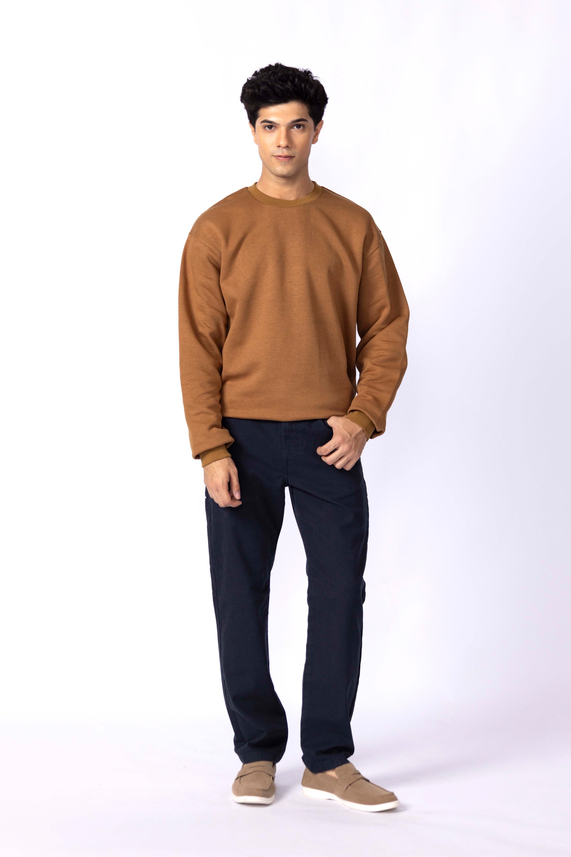 Regular Fit Polo Sweatshirt