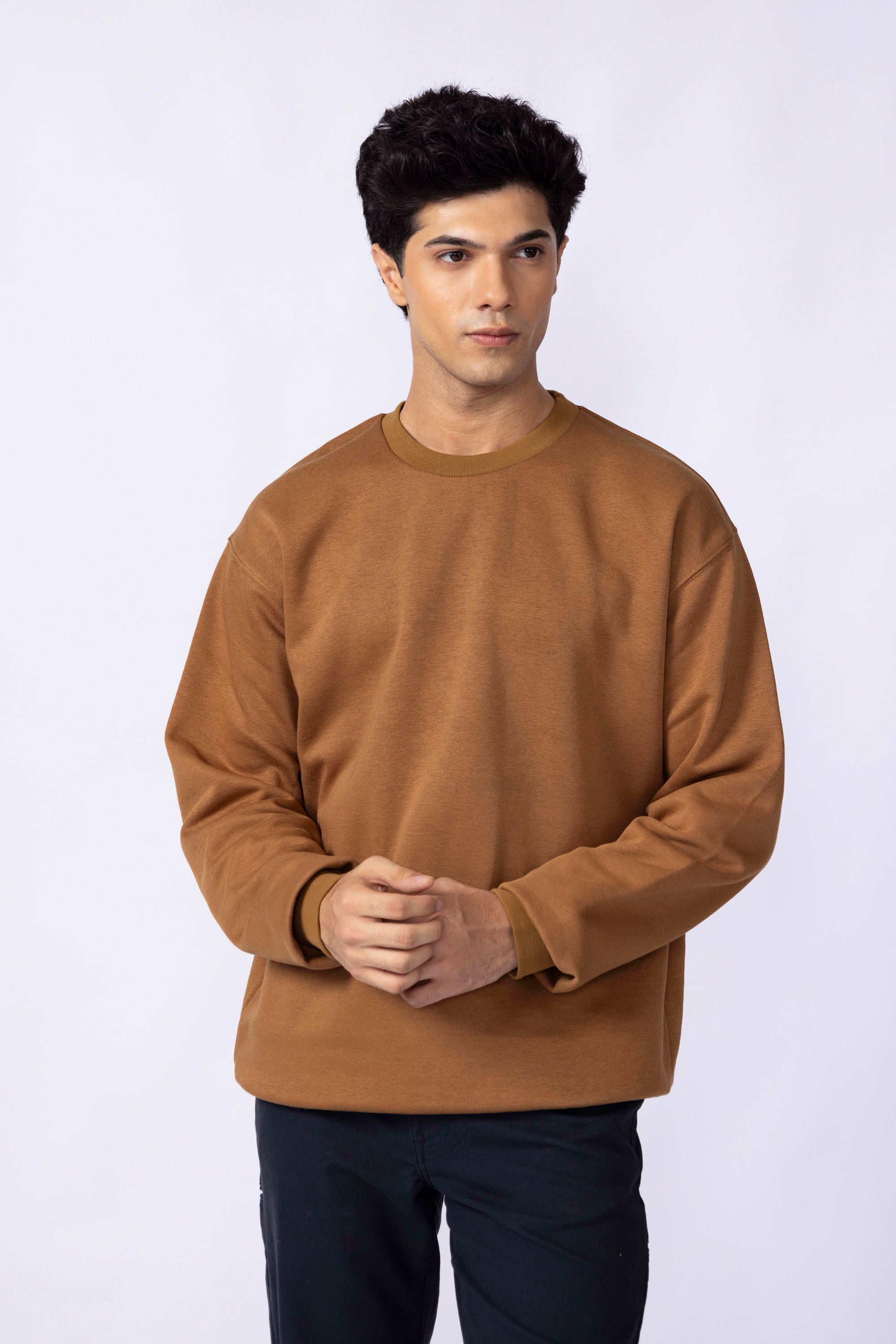 Regular Polo Sweatshirt