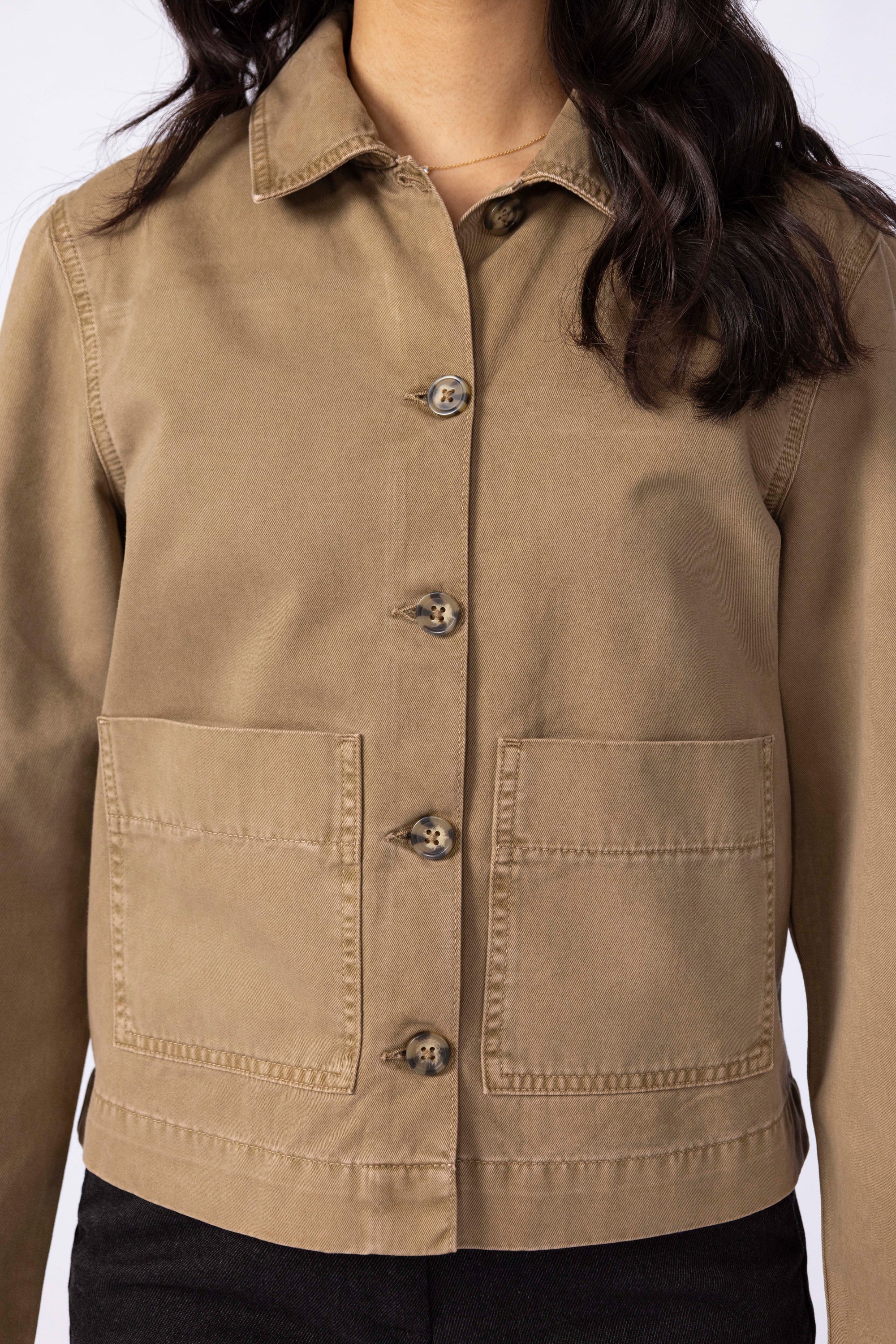 Women Boxy Cotton Jacket