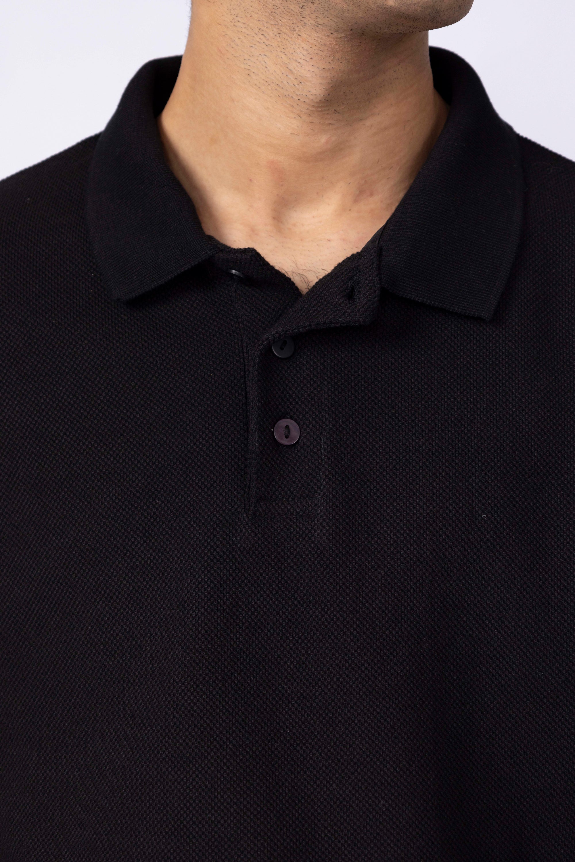 Textured Polo Shirt
