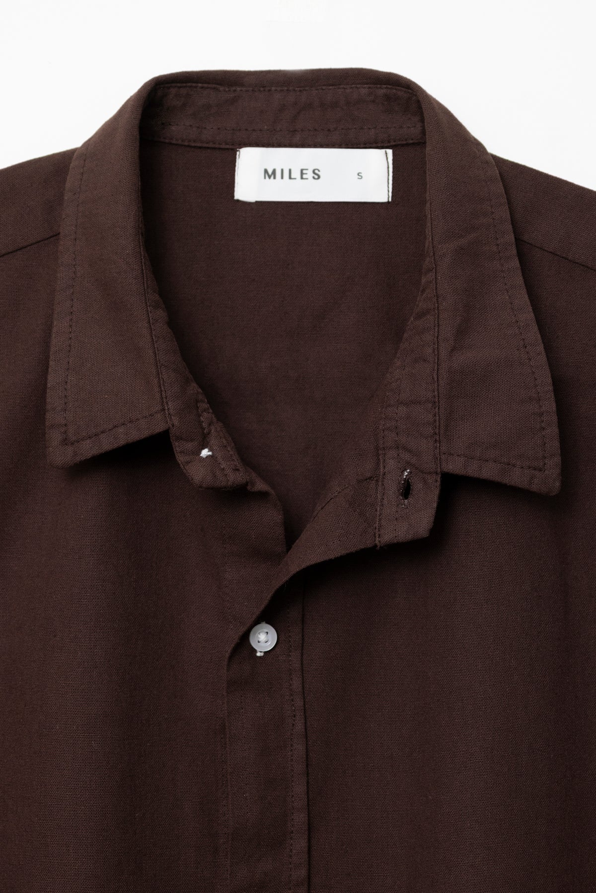 Espresso Linen Shirt