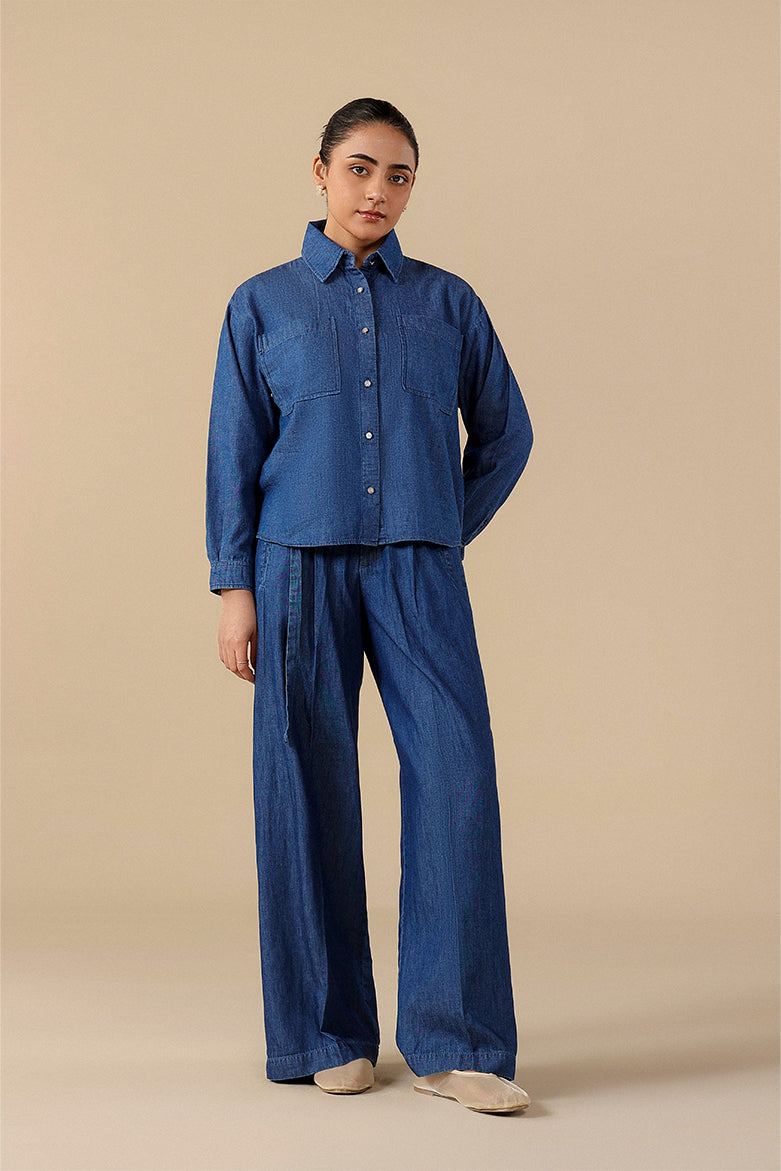 Denim Effect Shirt