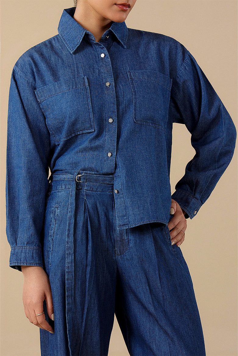 Denim Effect Shirt