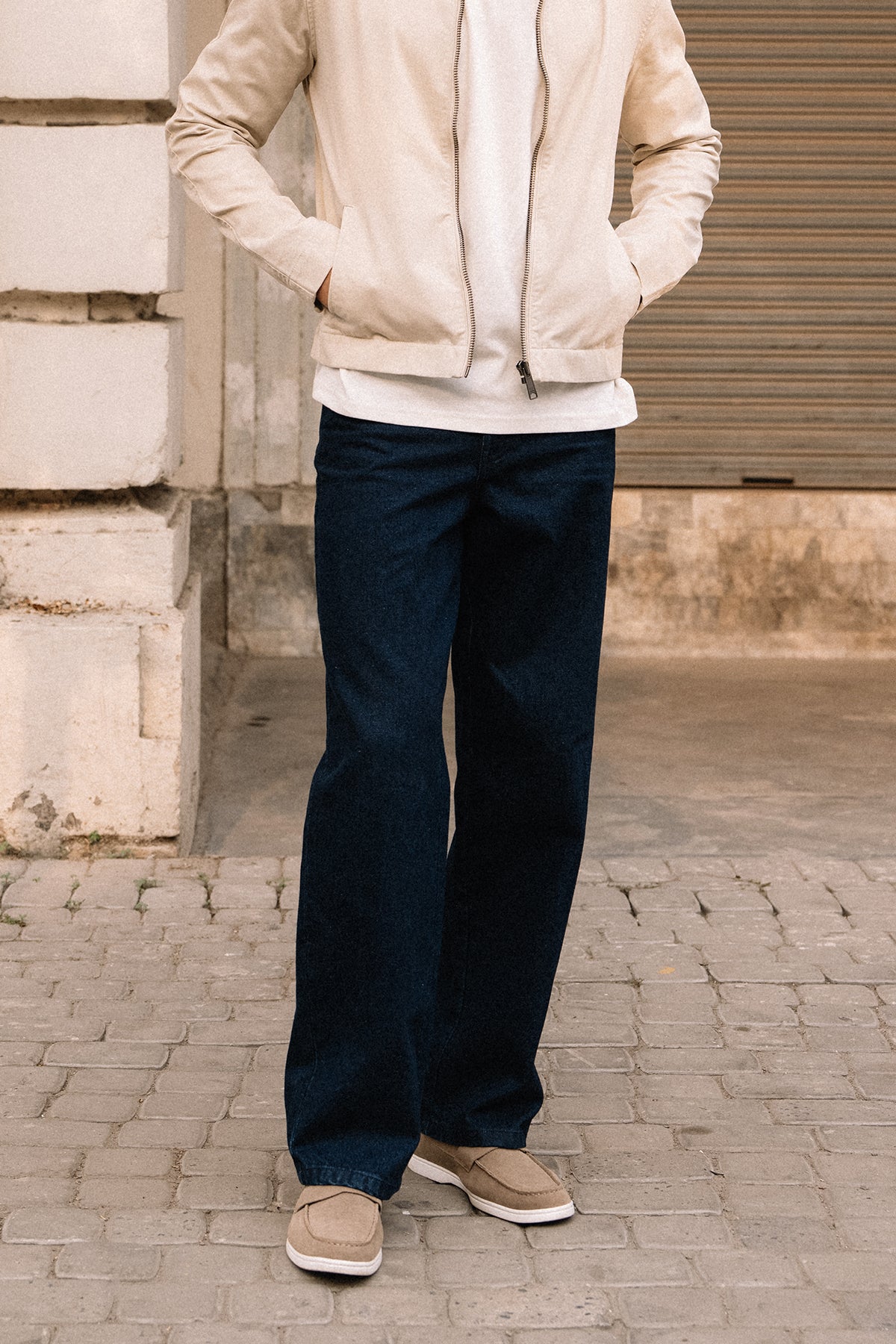 Men's Denim Chino Pants