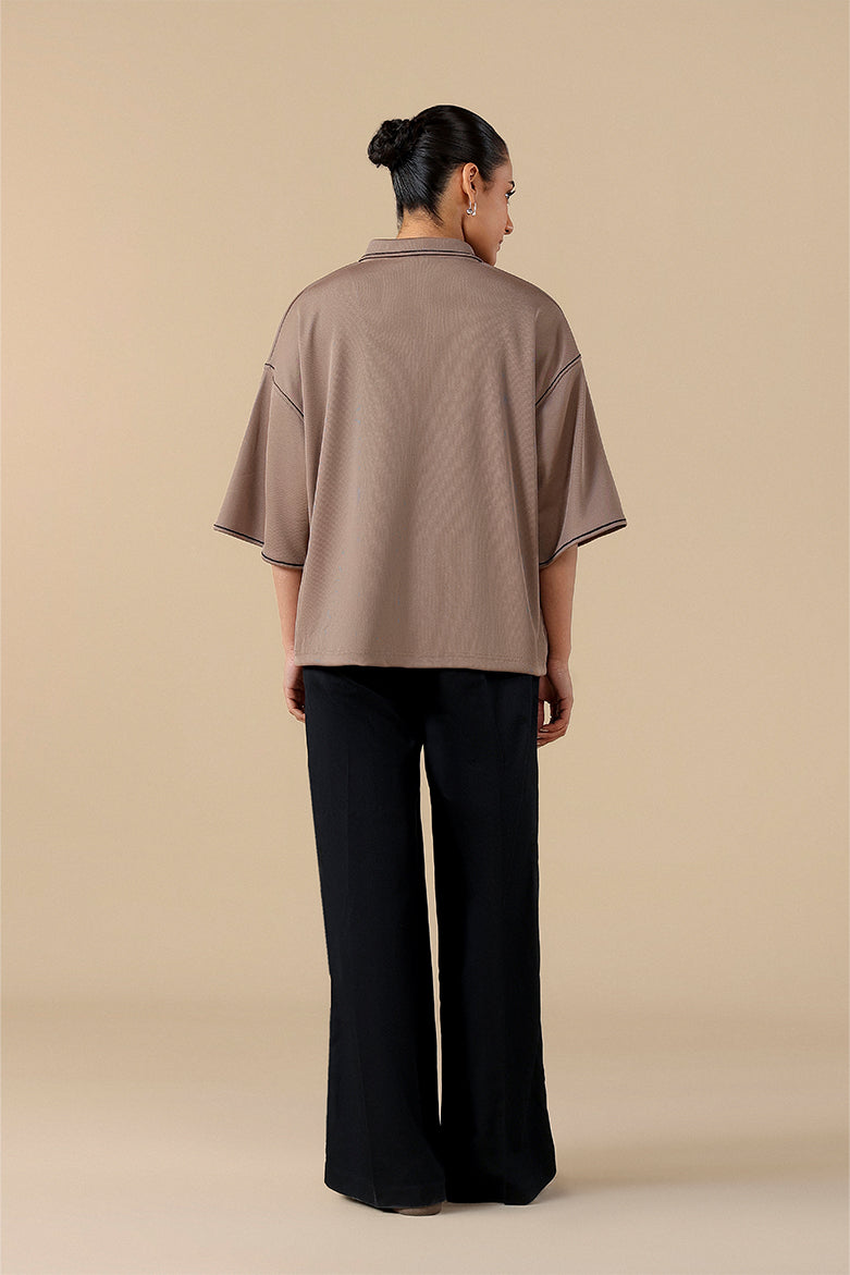 Polo Shirt With Contrast Trims