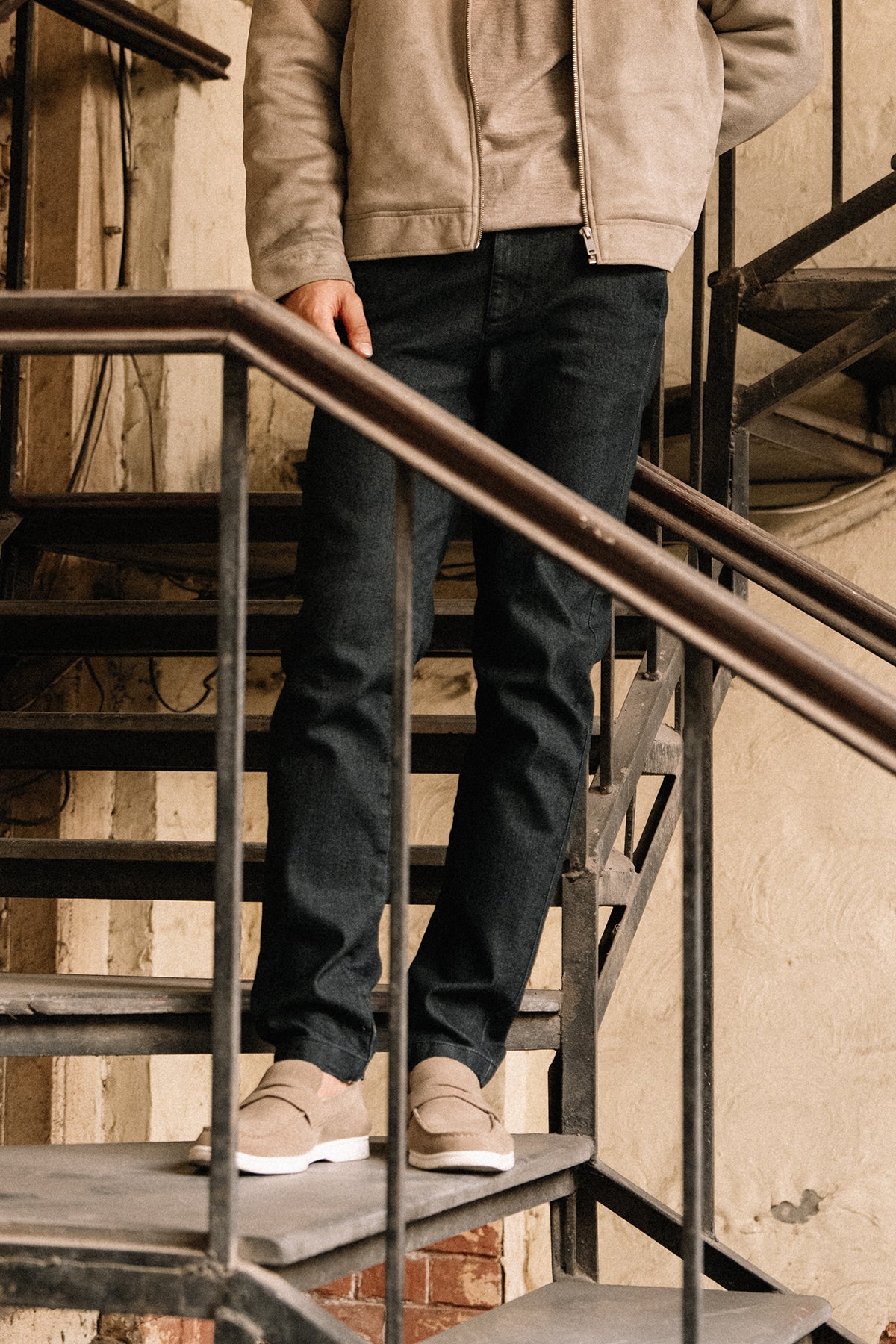 Men's Denim Chino Pants