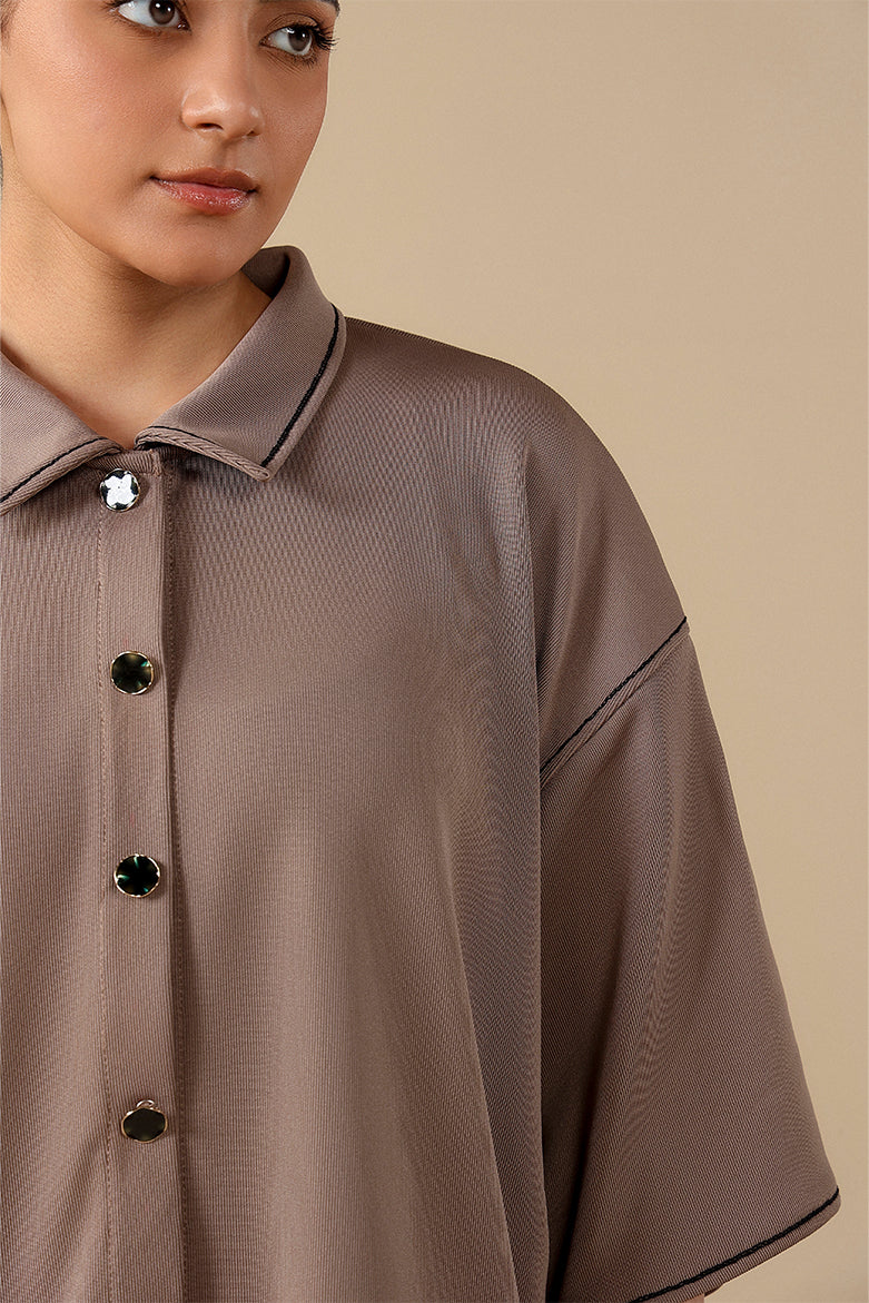 Polo Shirt With Contrast Trims