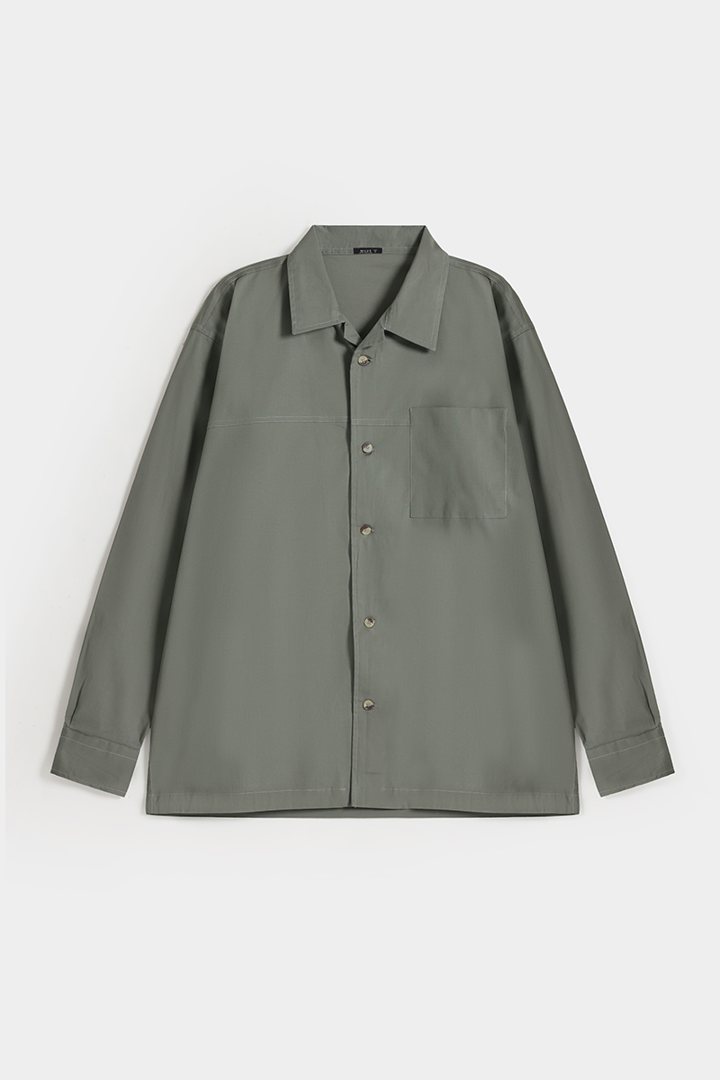 Cotton Shirt With Pocket