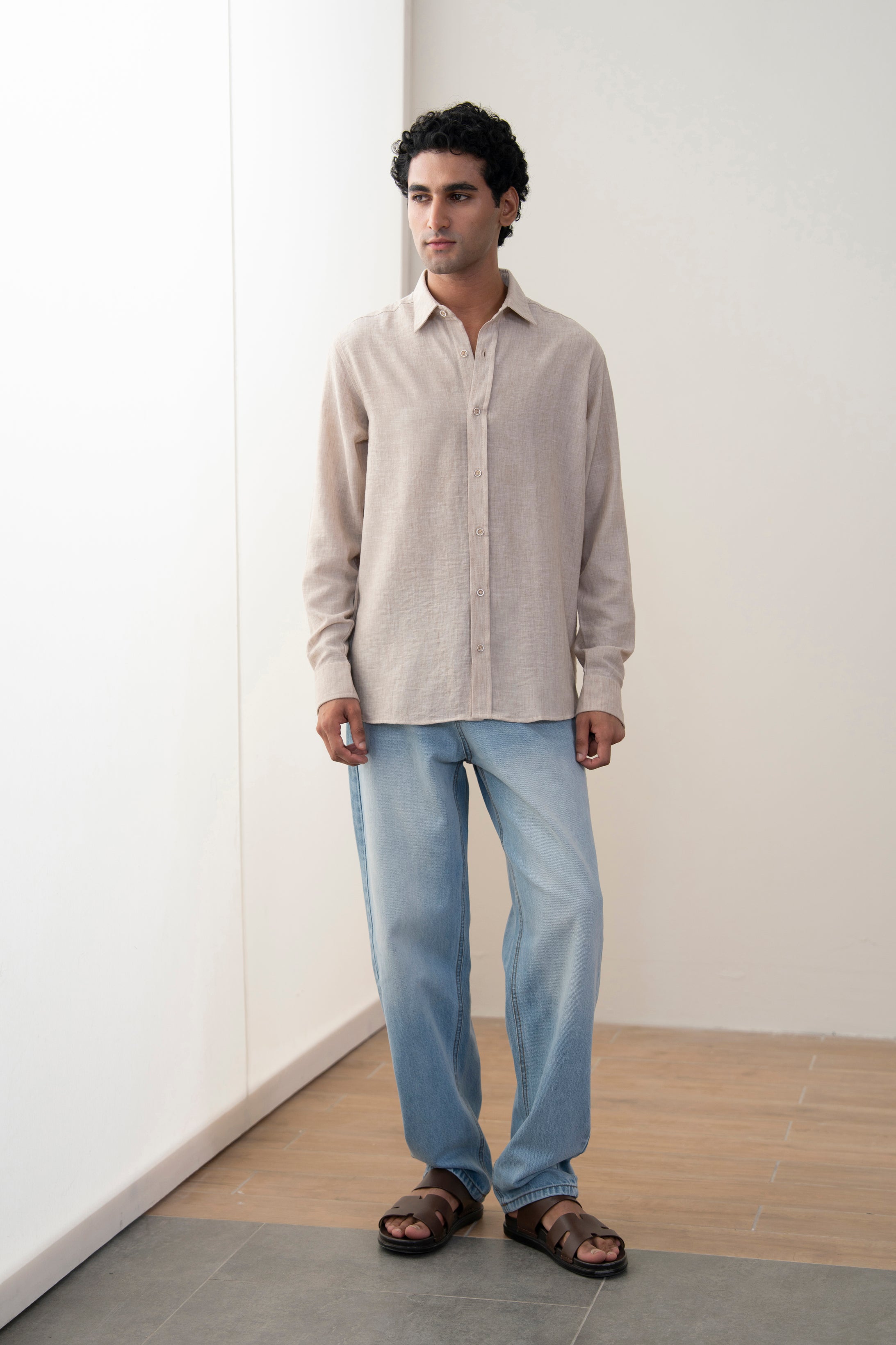 Sandstone Linen Shirt