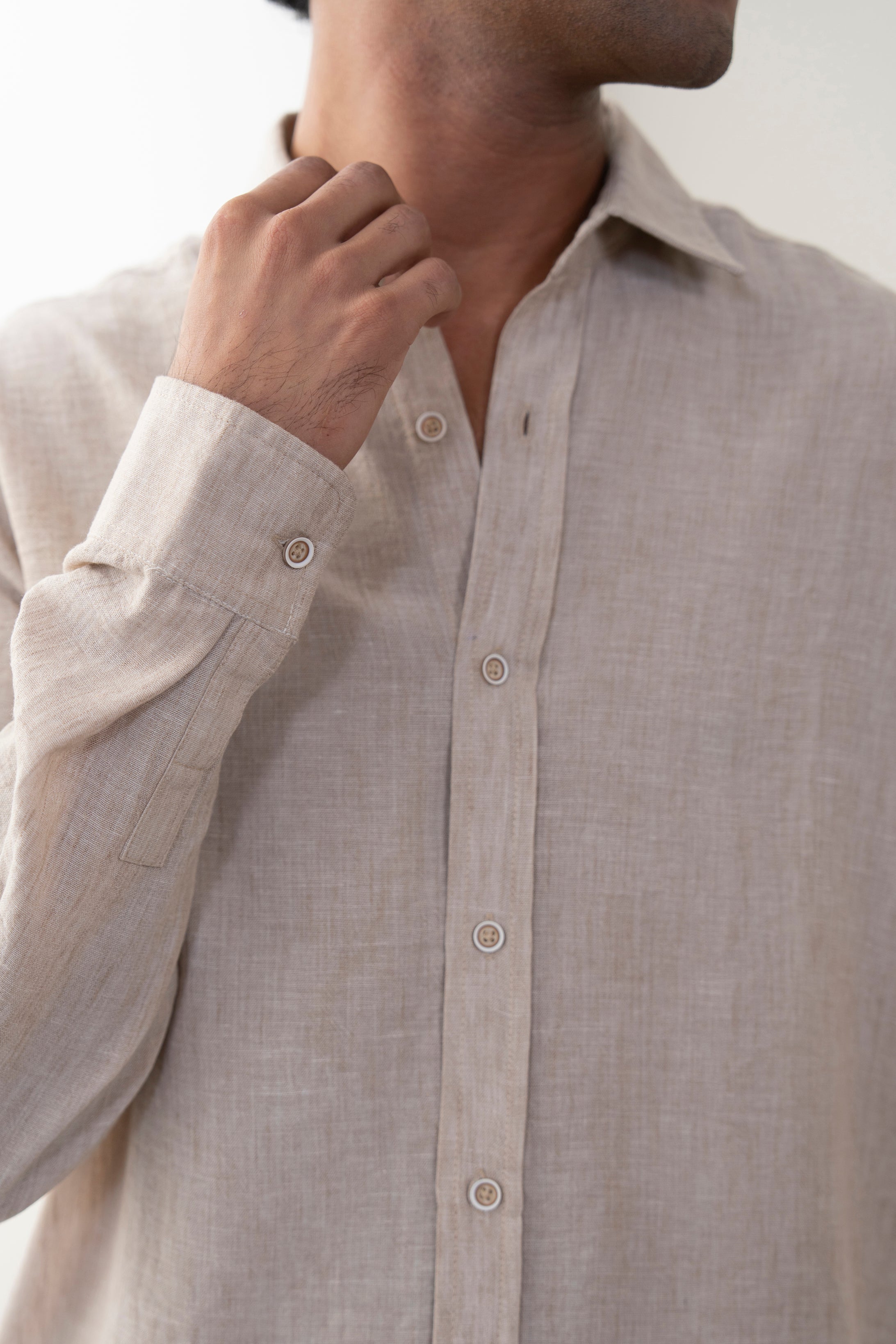Sandstone Linen Shirt