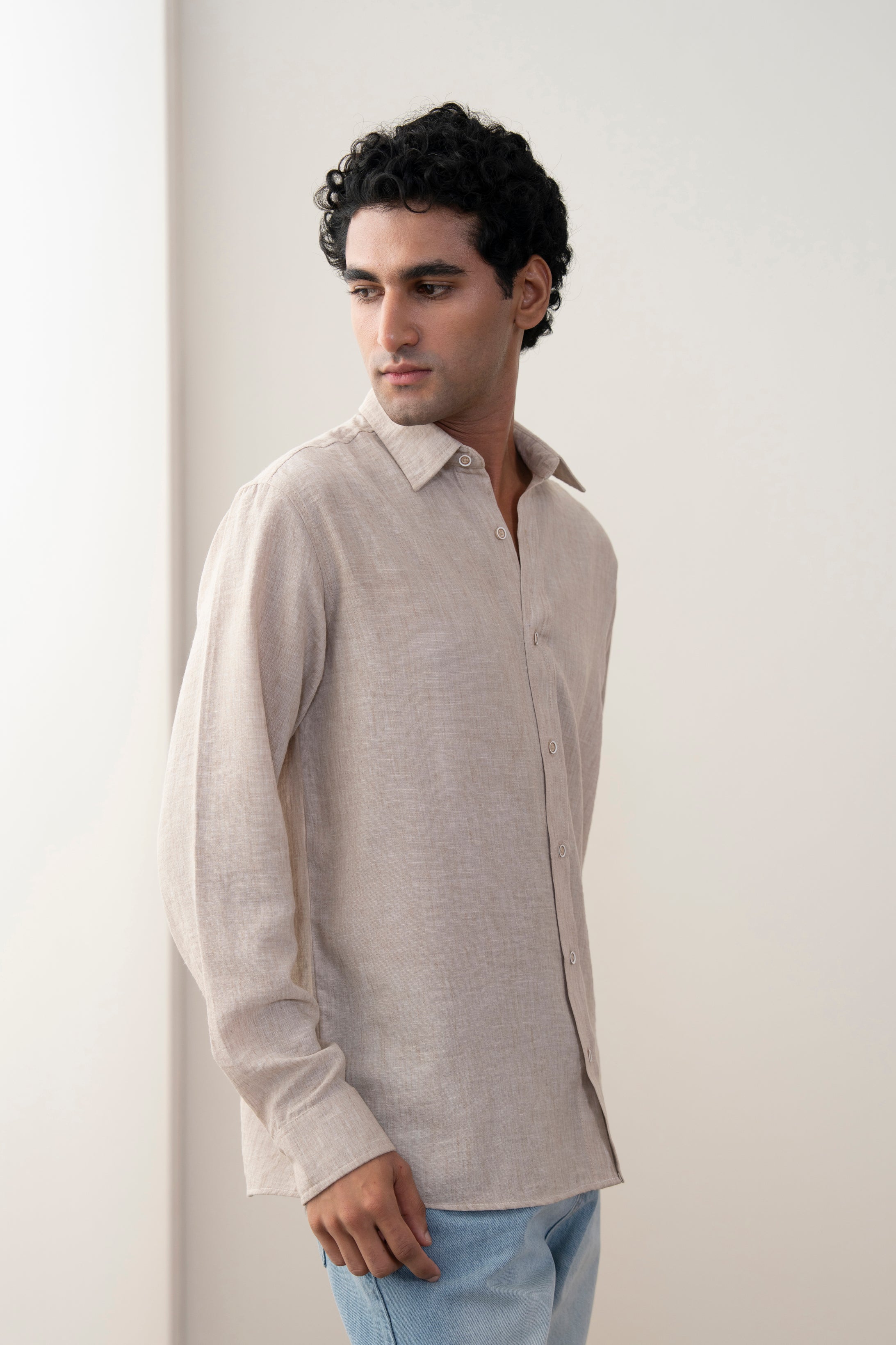 Sandstone Linen Shirt