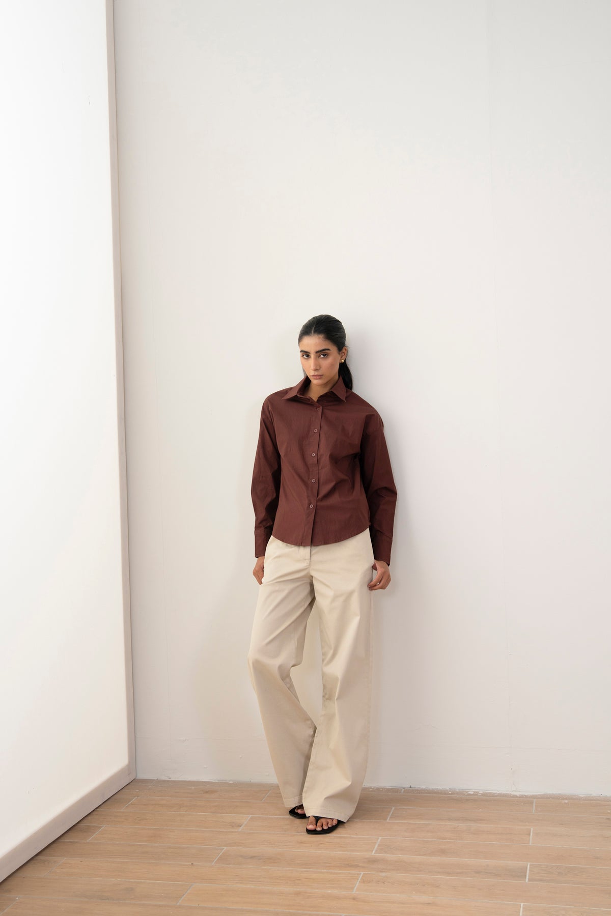 Mocha Linen Shirt