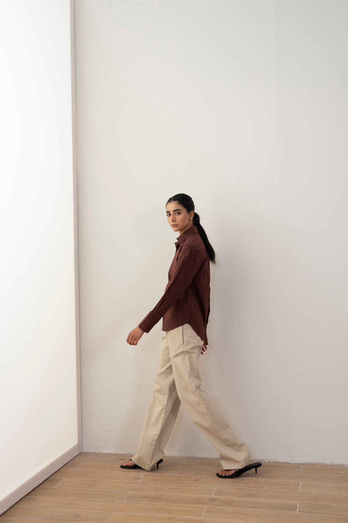 Mocha Linen Shirt