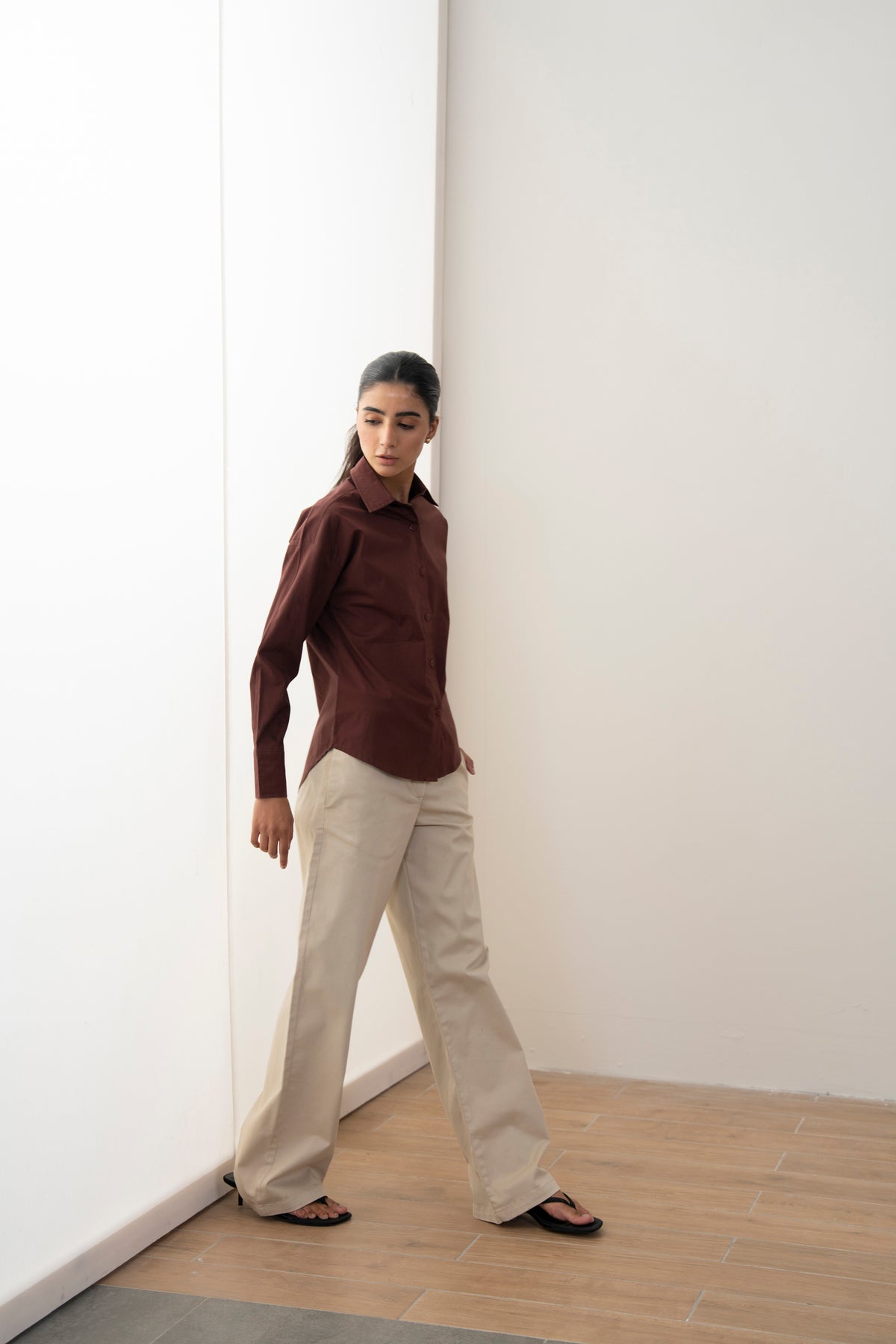 Mocha Linen Shirt