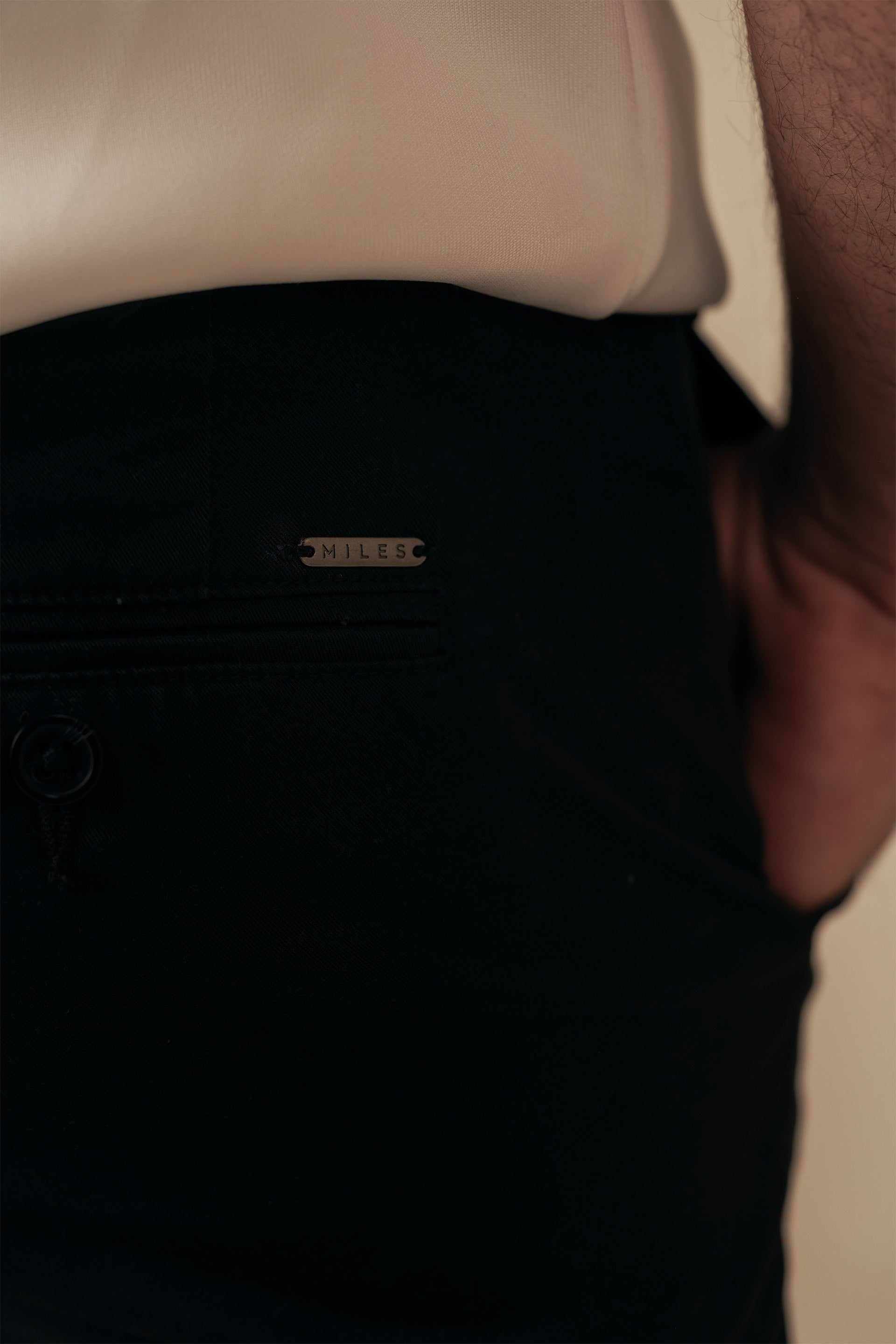 CoreFlex Slim Fit Chino Pants - Miles #Color_Black