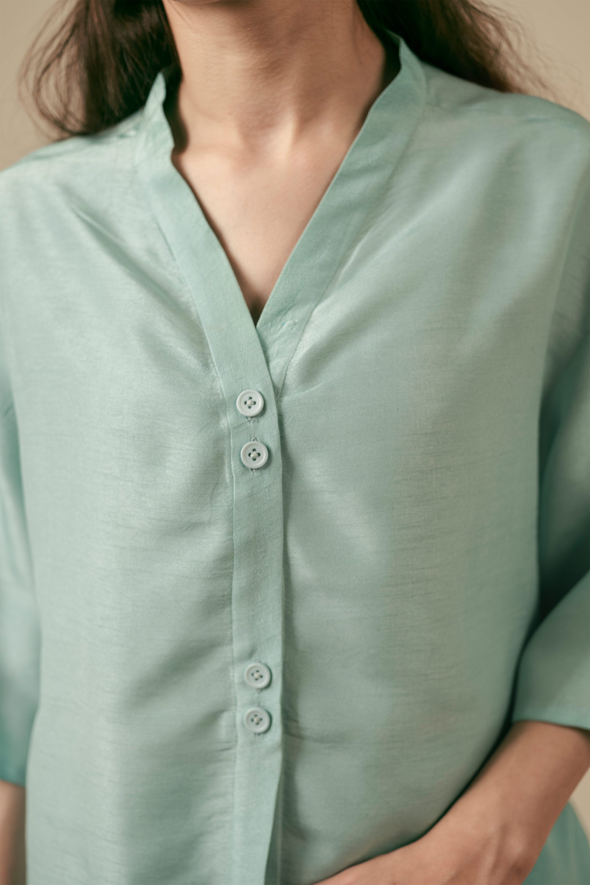 Flowy Co-ord Set - Miles #Color_Aqua