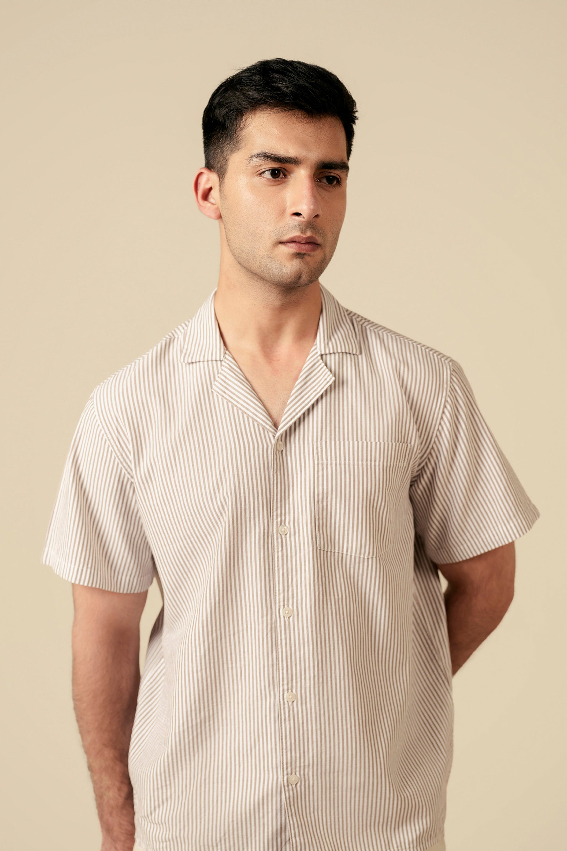 Cuban Shirt - Miles #Color_Brown