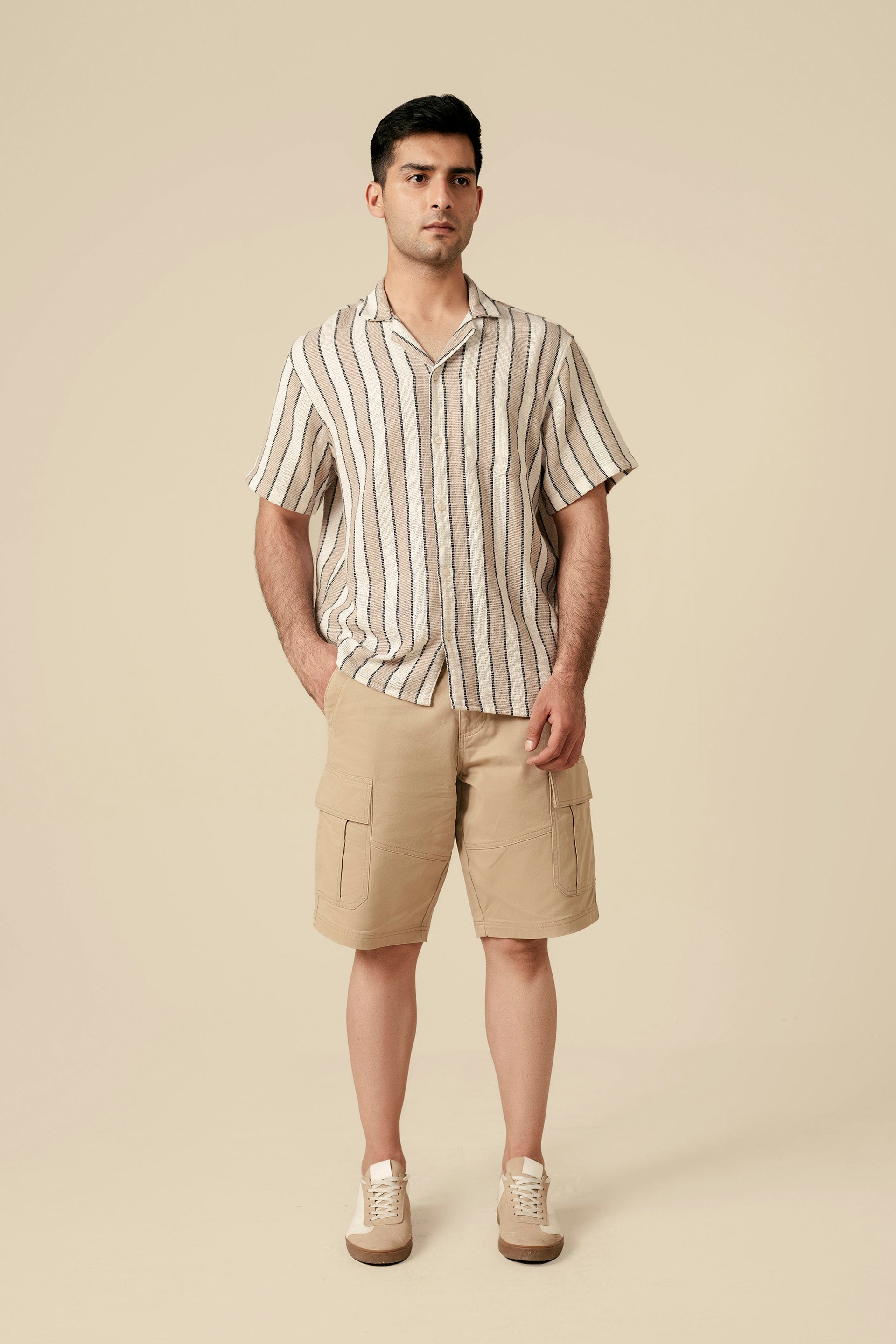 Cuban Shirt - Miles #Color_Sand