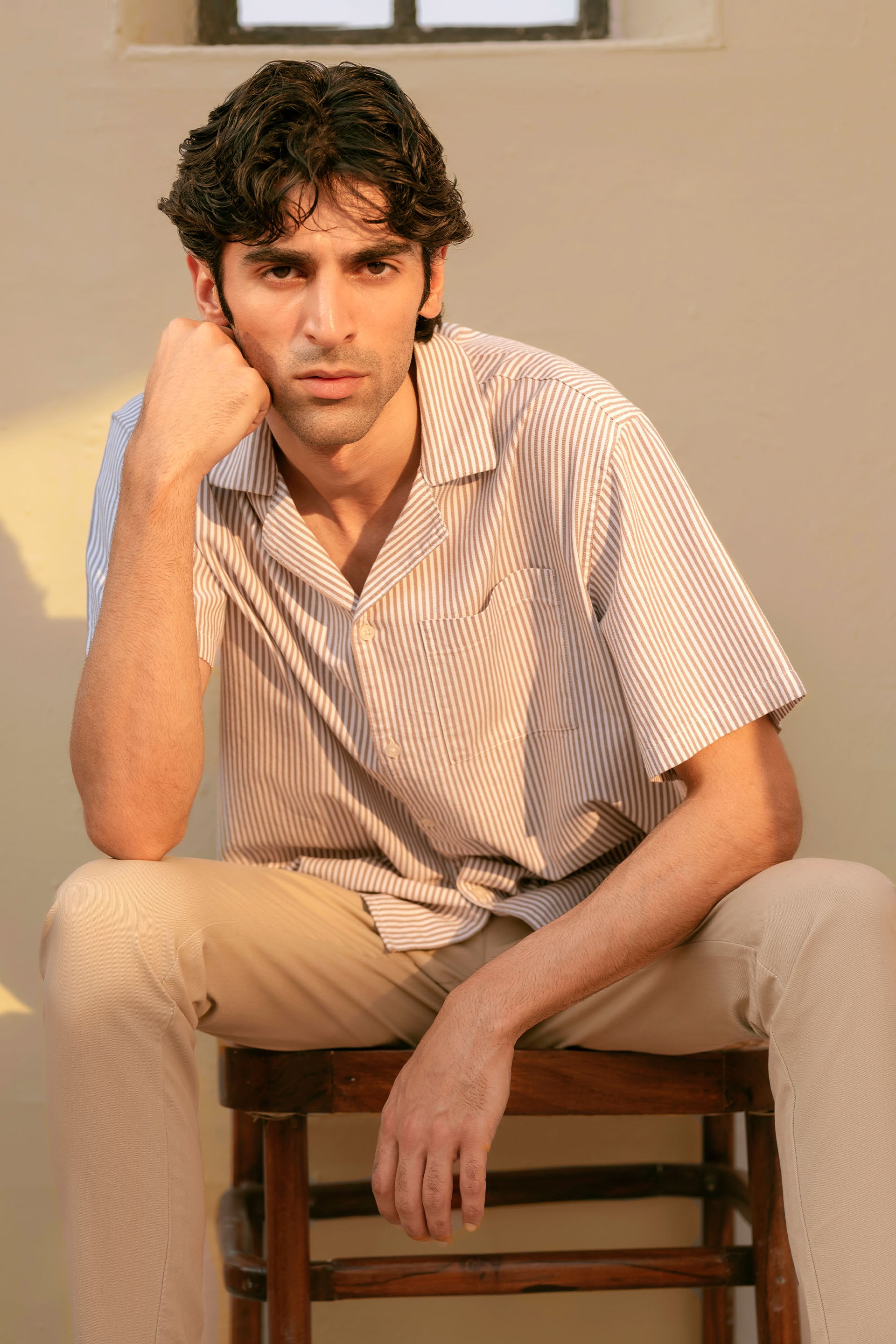 Cuban Shirt - Miles #Color_Brown