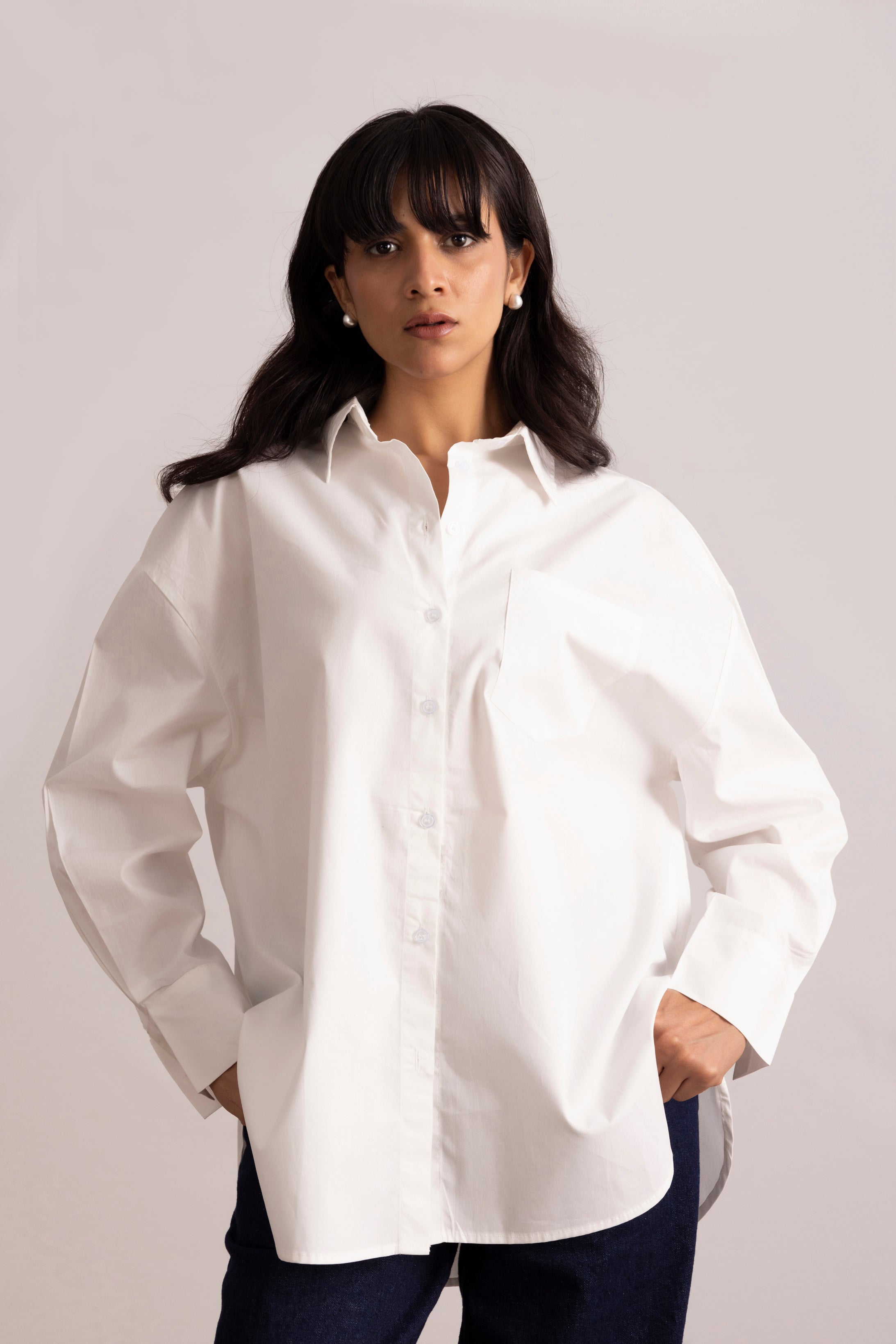 Oversized Poplin Shirt