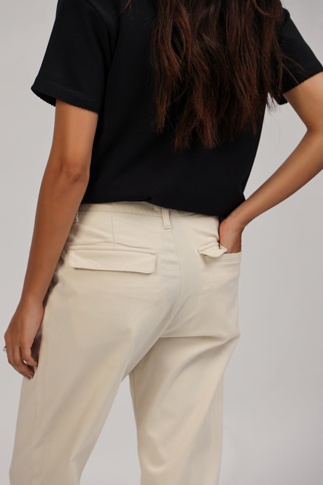 pants for women #Color_Ecru