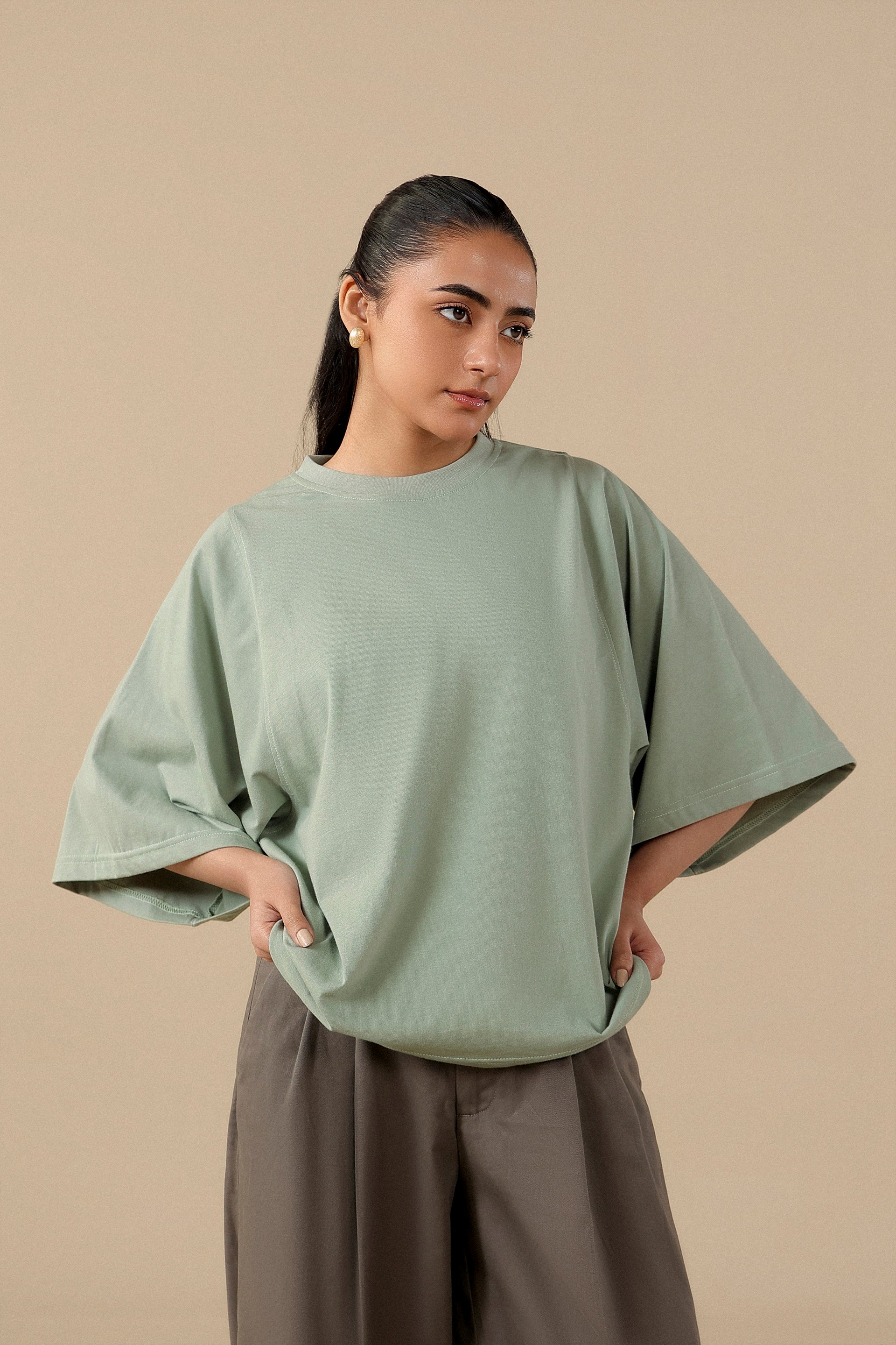 T-Shirts For Women #Color_Apple Green