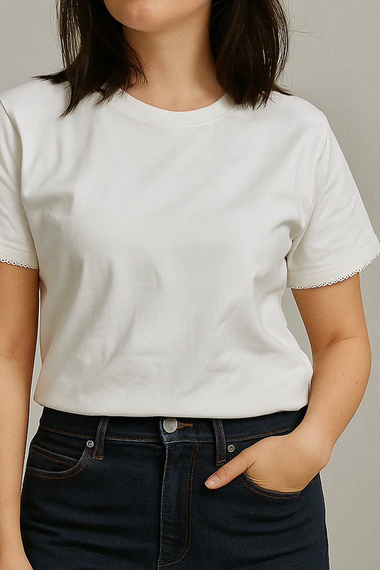 Women Trim T shirt