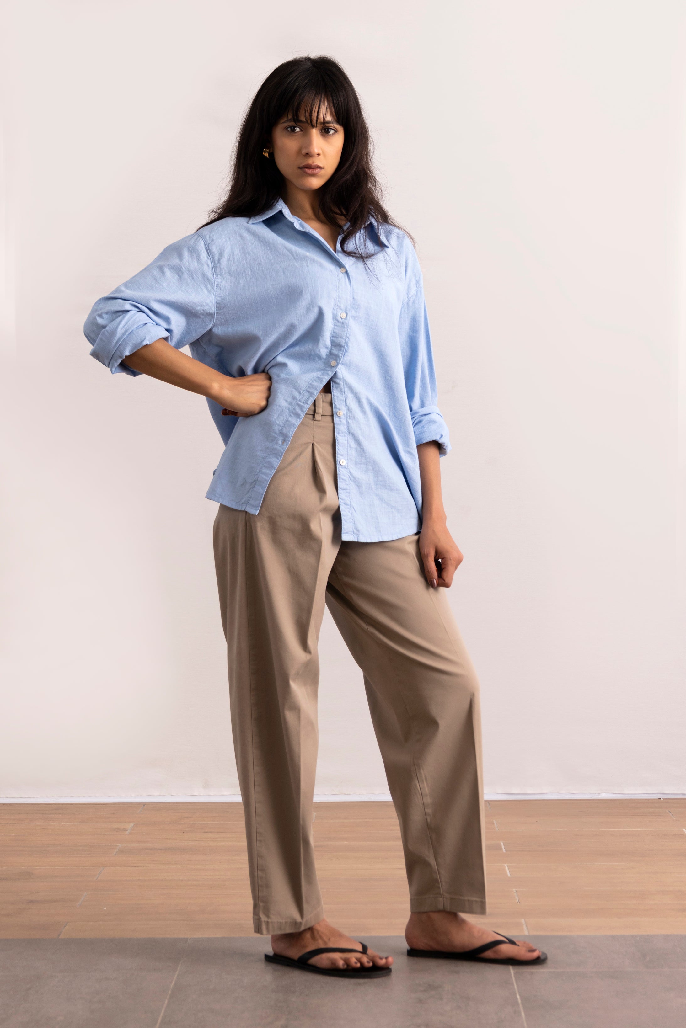 HIGH RISE BARREL PANT