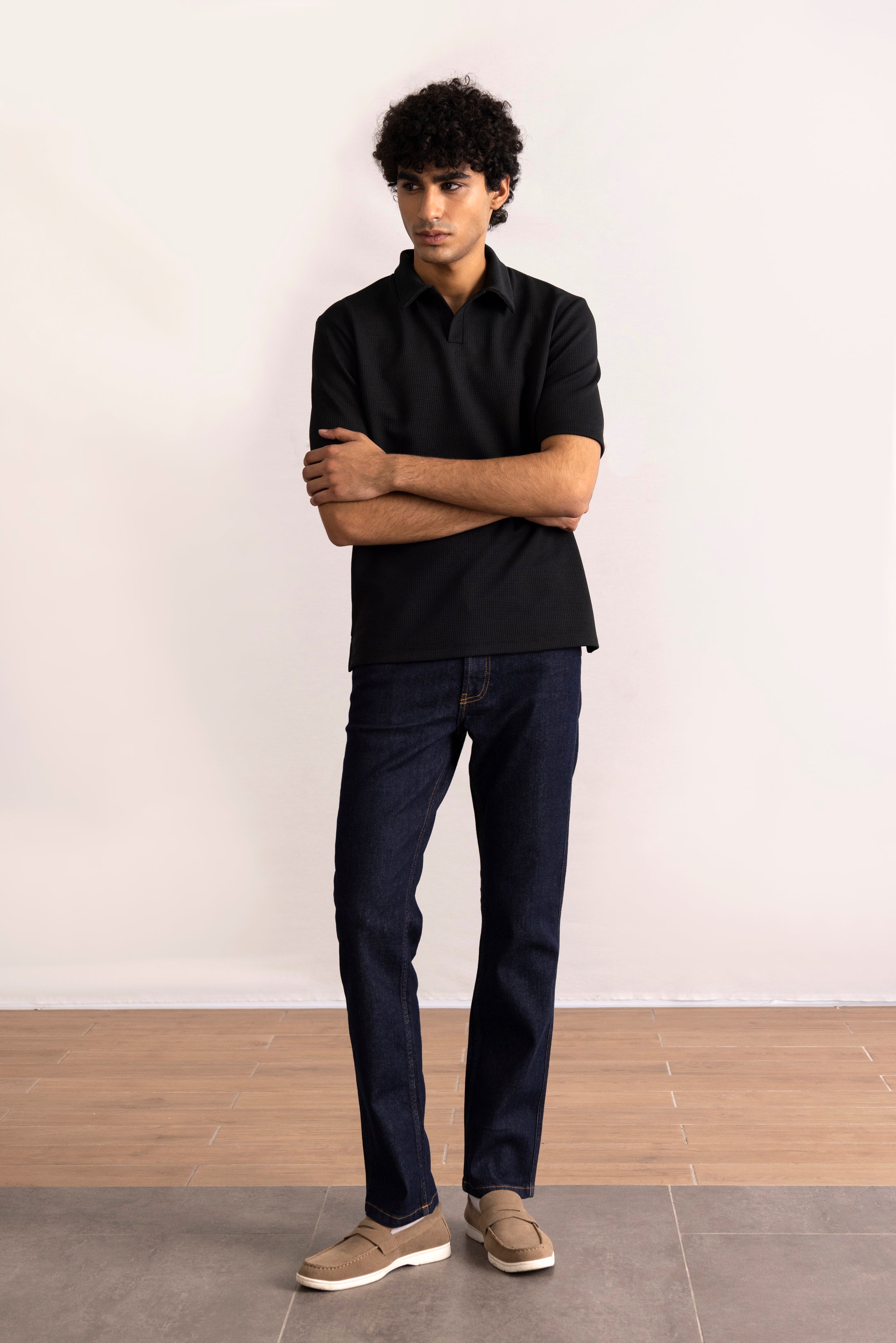 Textured Polo Shirt