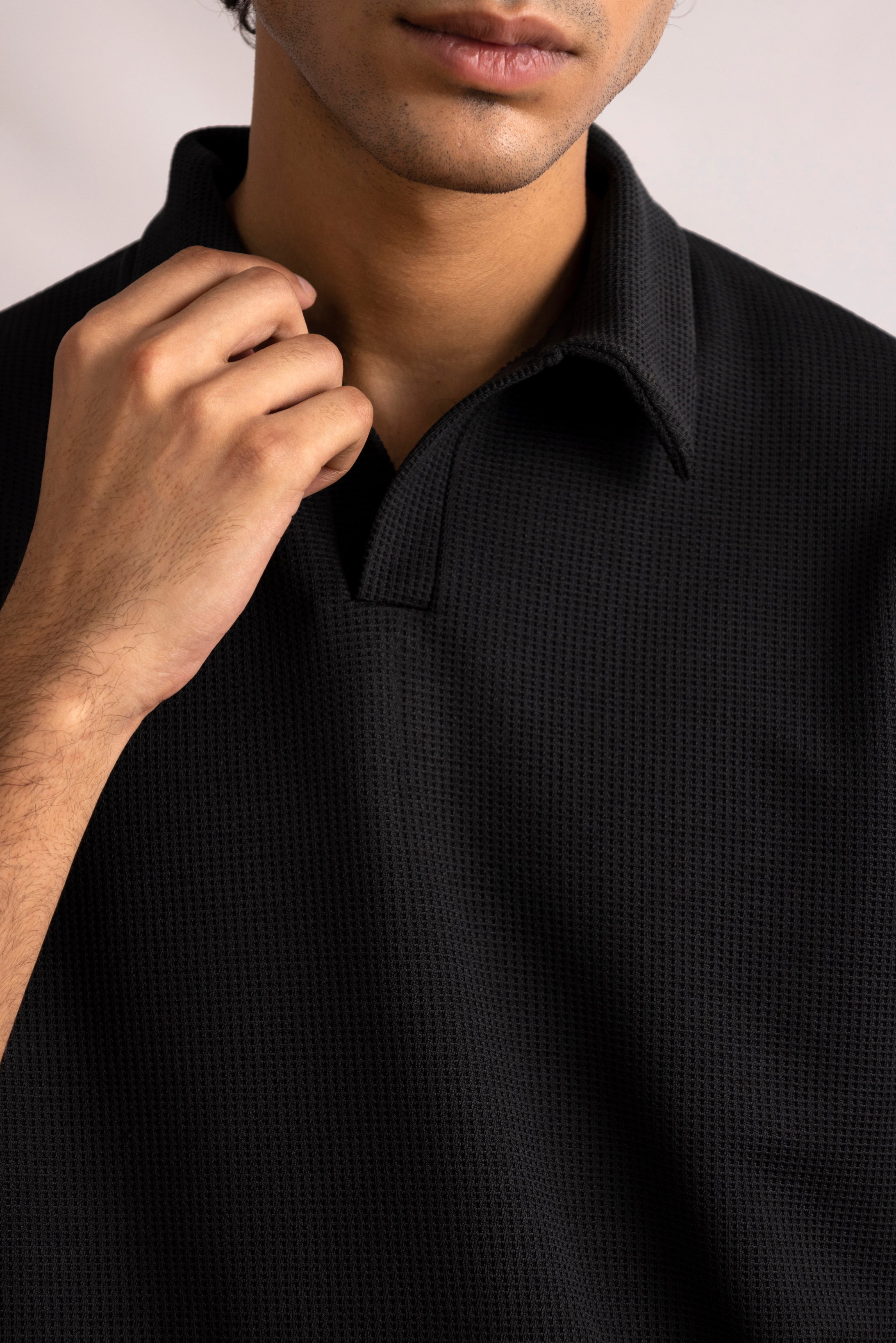 Textured Polo Shirt