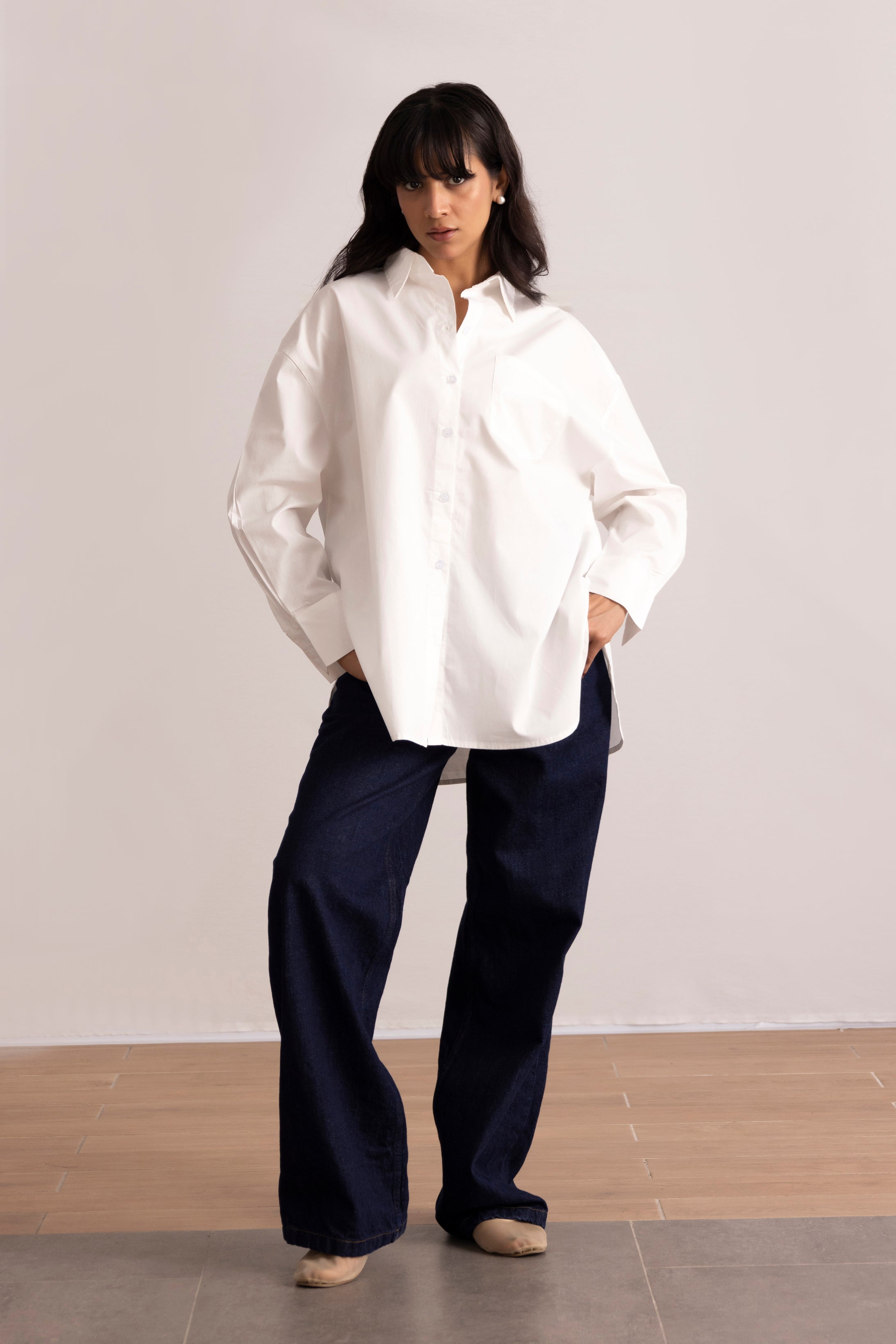 Oversized Poplin Shirt