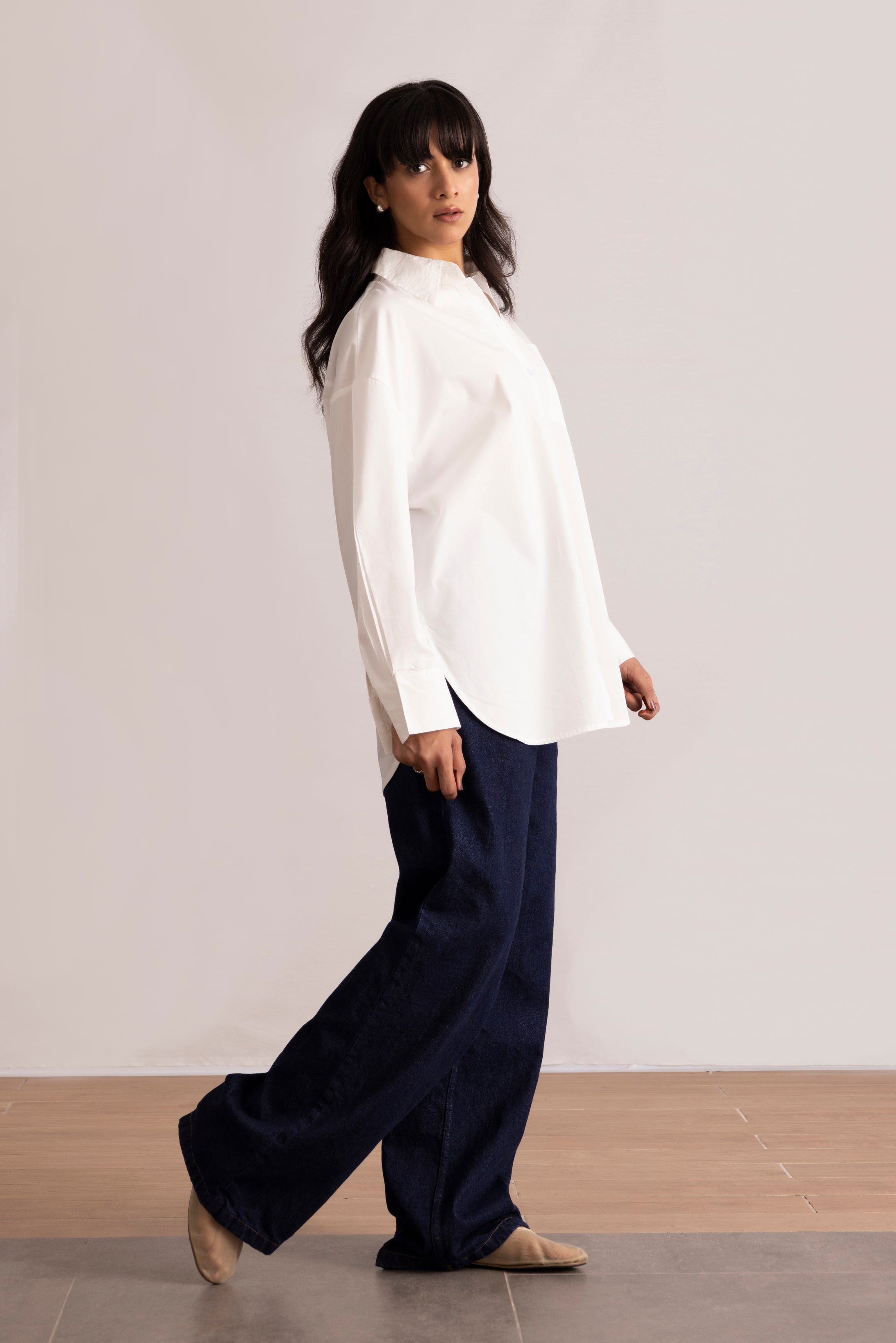 Oversized Poplin Shirt