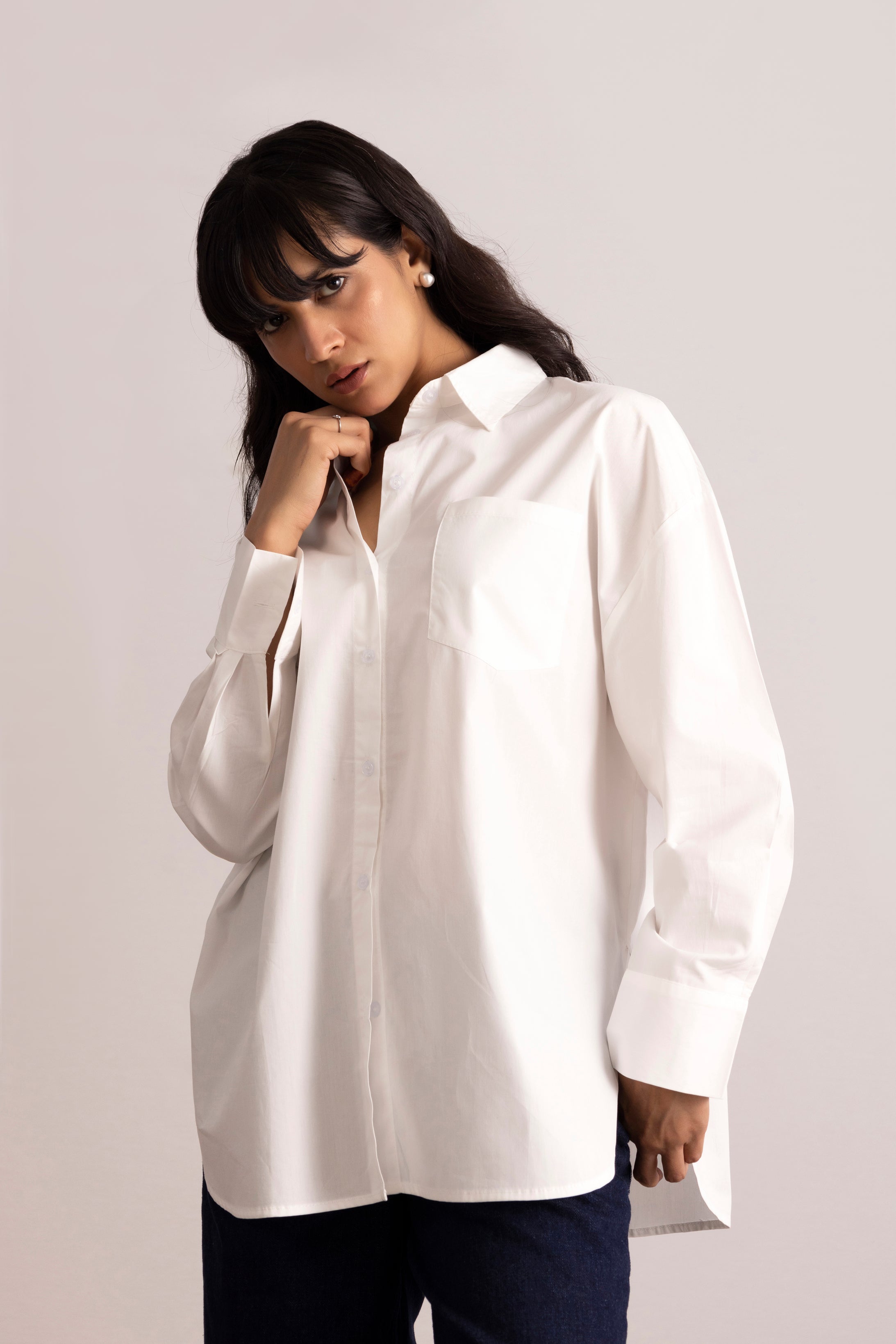 Oversized Poplin Shirt