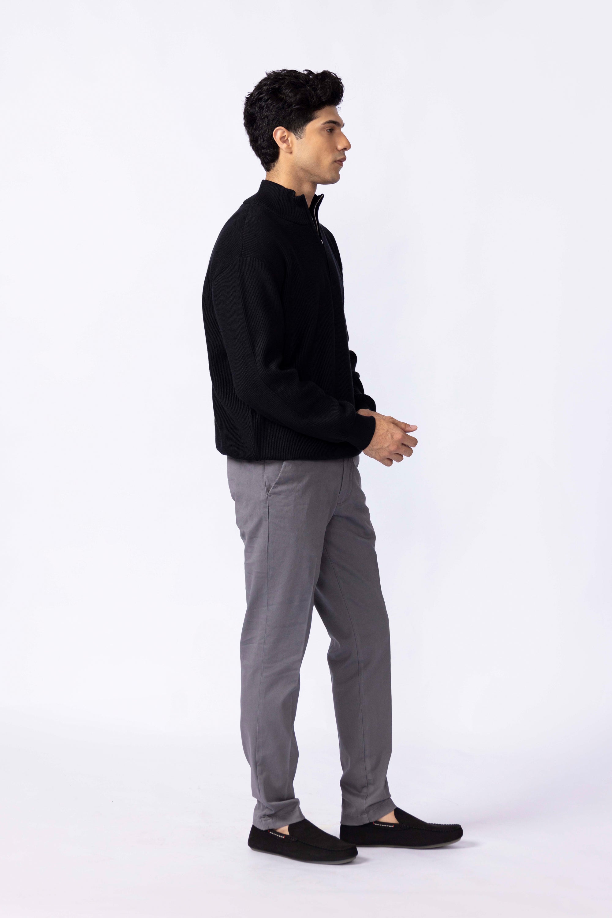 Half-Zip Polo Sweater