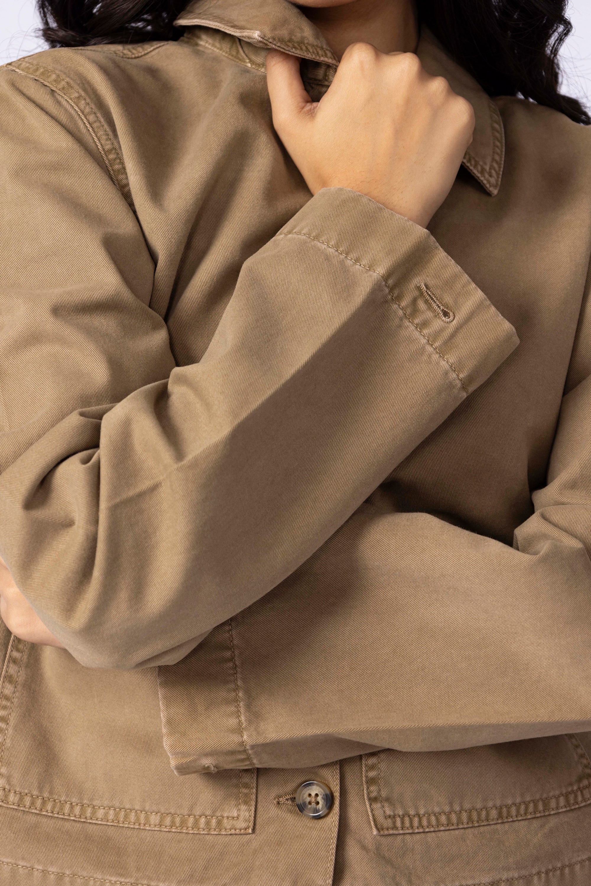 Women Boxy Cotton Jacket