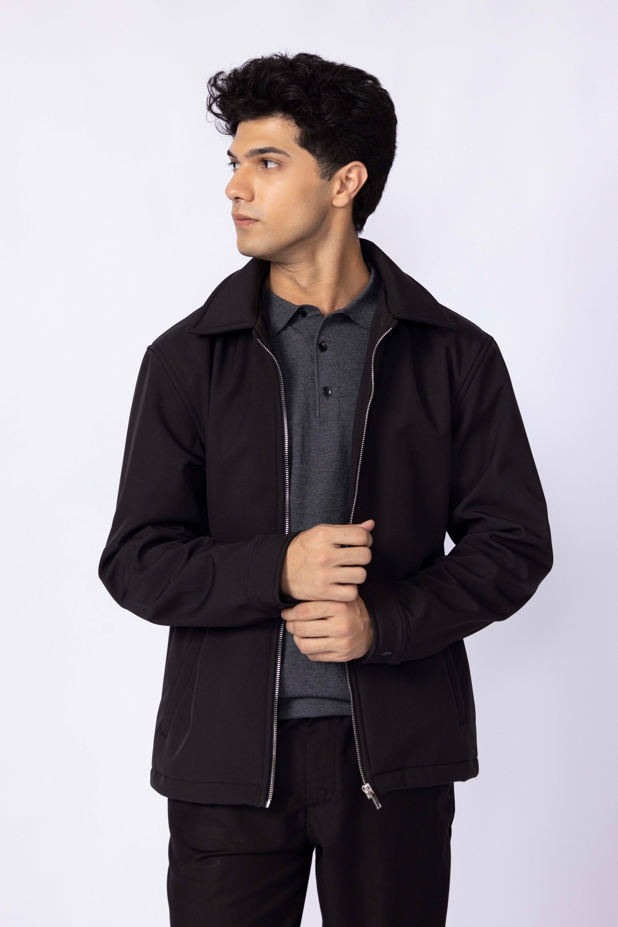 Zippered Soft Jacket