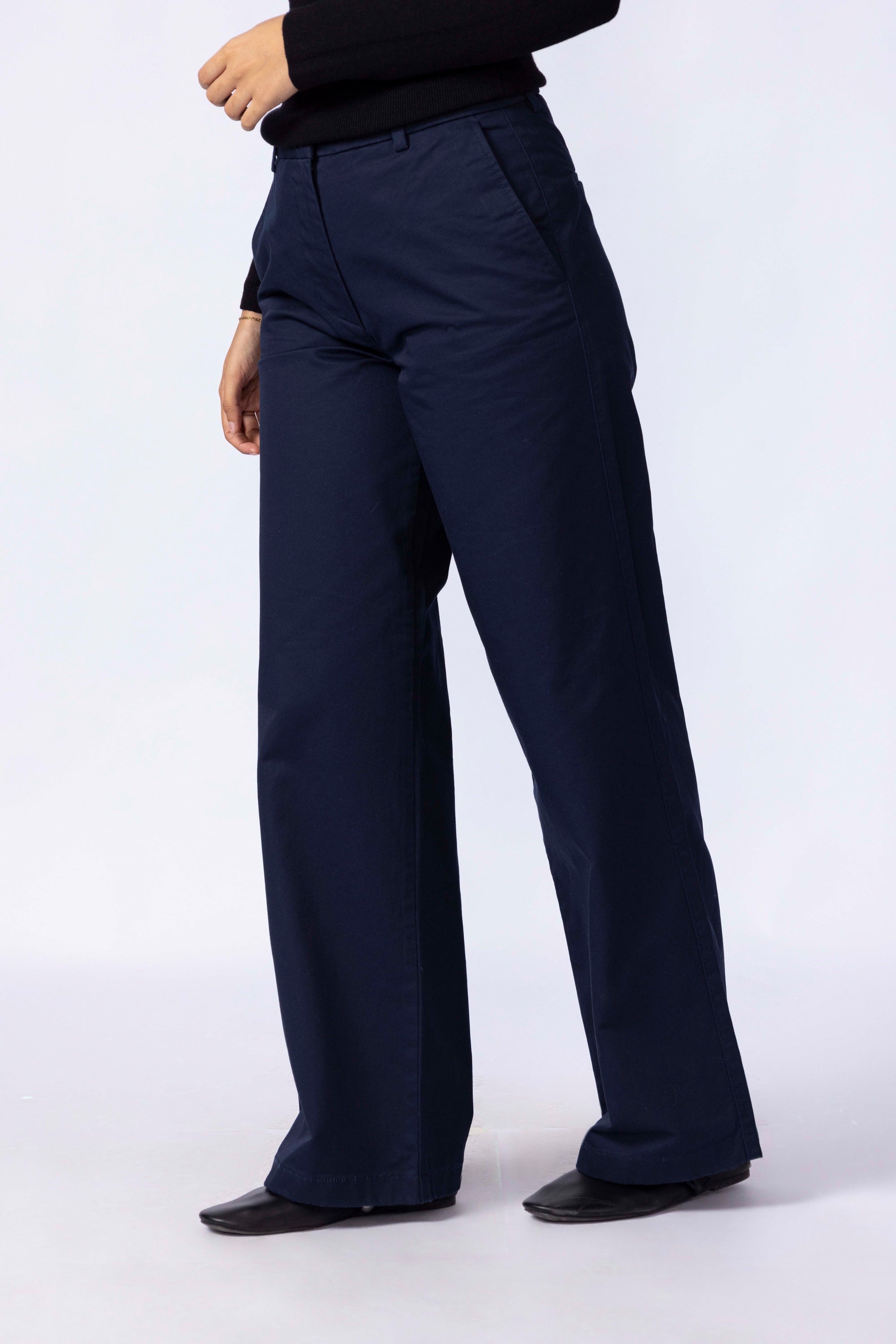 Women Flared Chino Pants