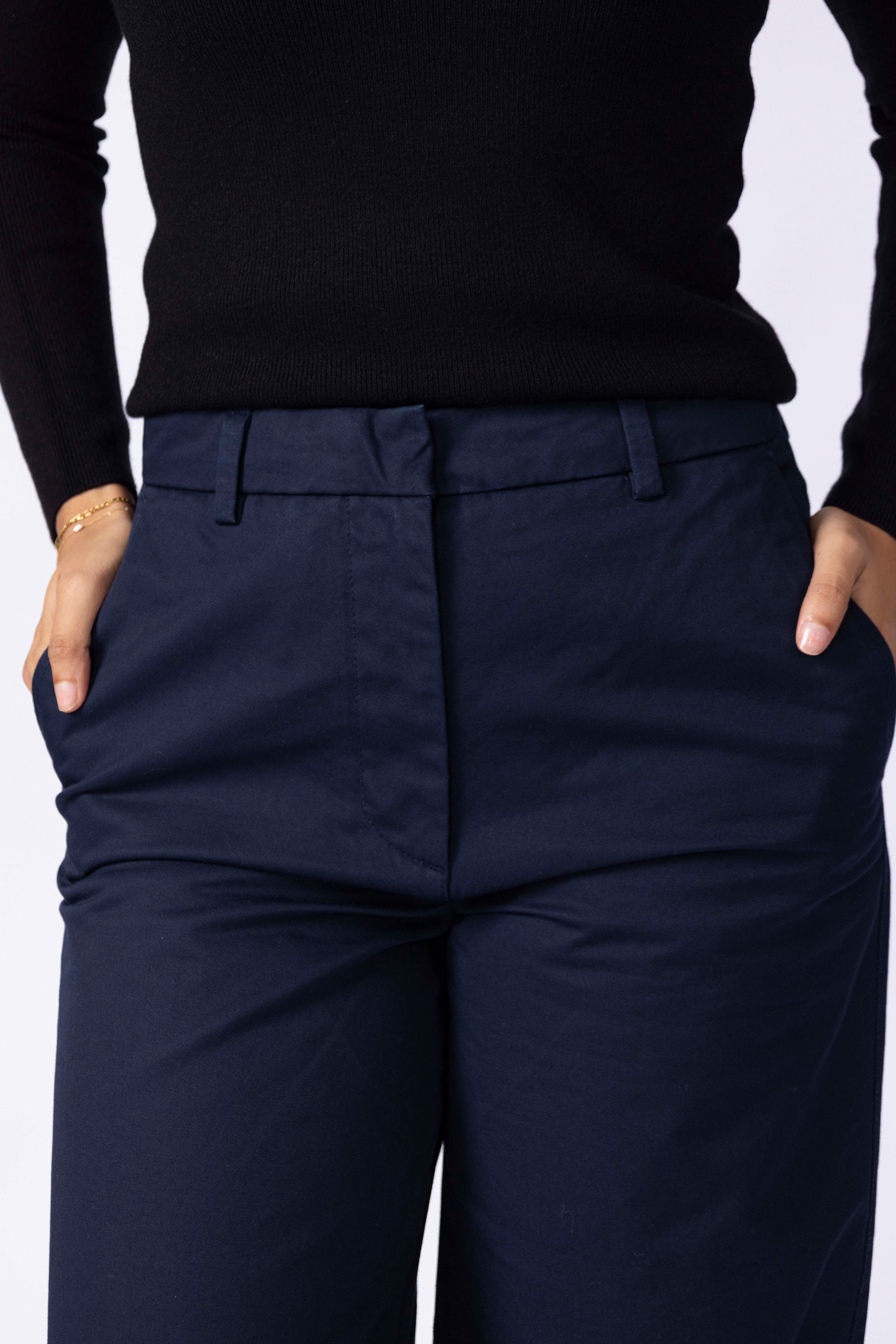 Women Flared Chino Pants