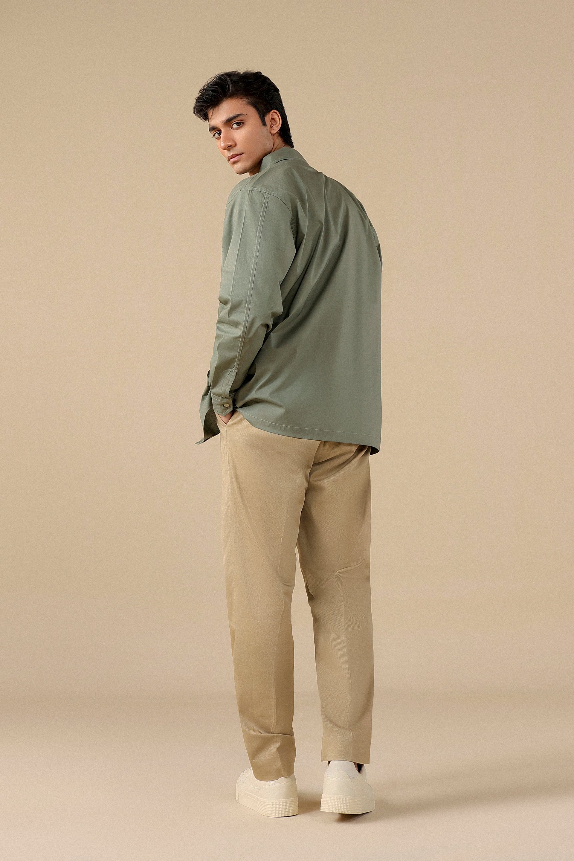 Cotton Shirt With Pocket