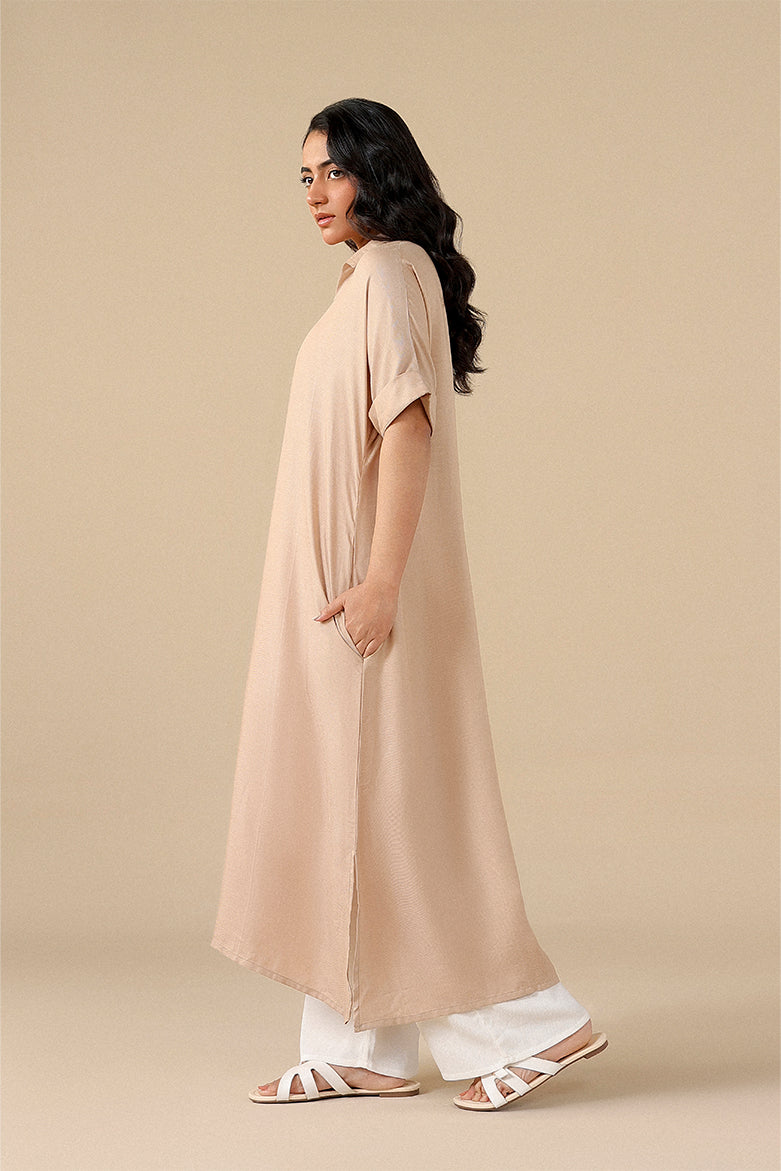 Maxi-Long Shirt Dress