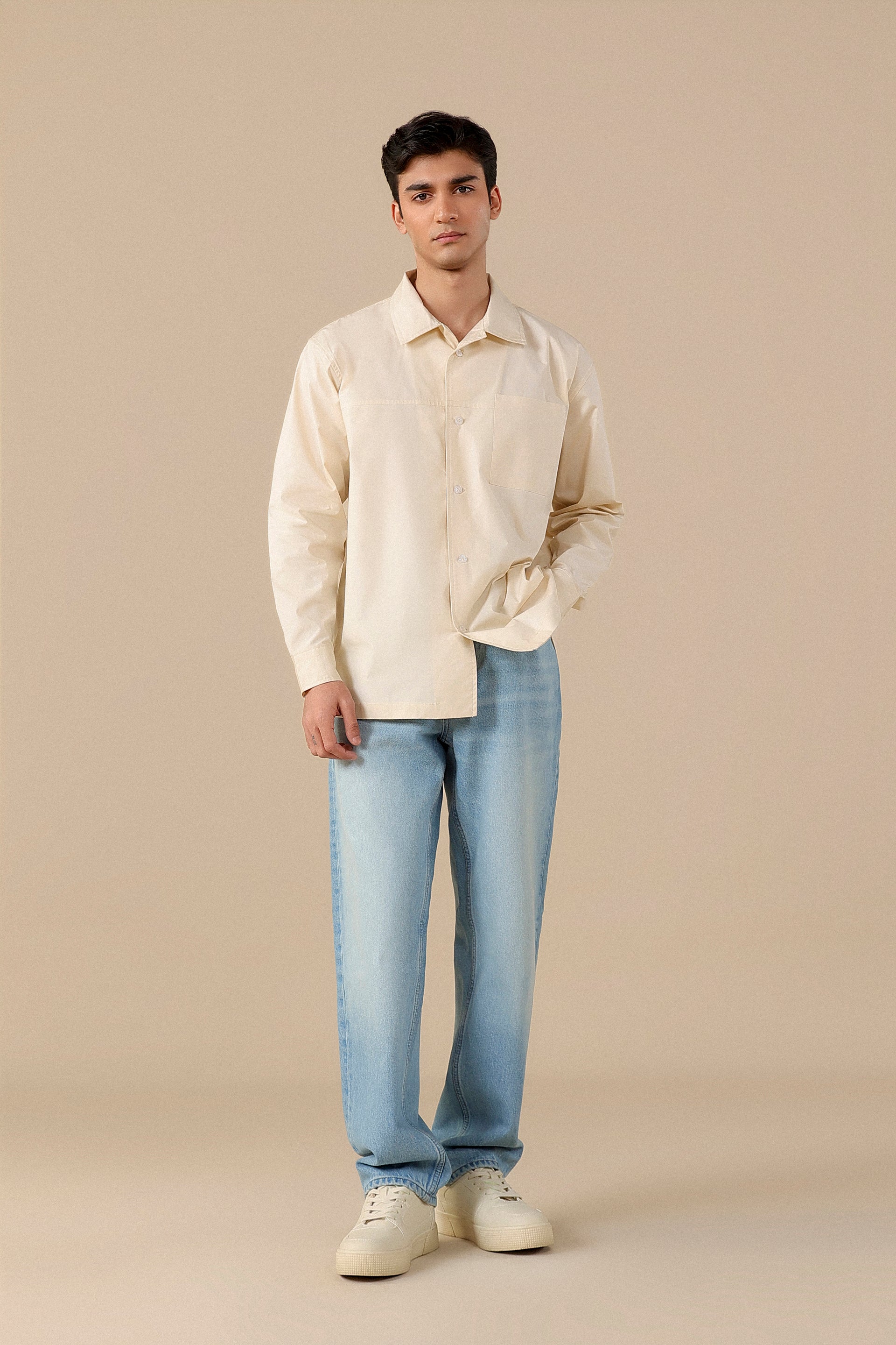 Cotton Shirt With Pocket