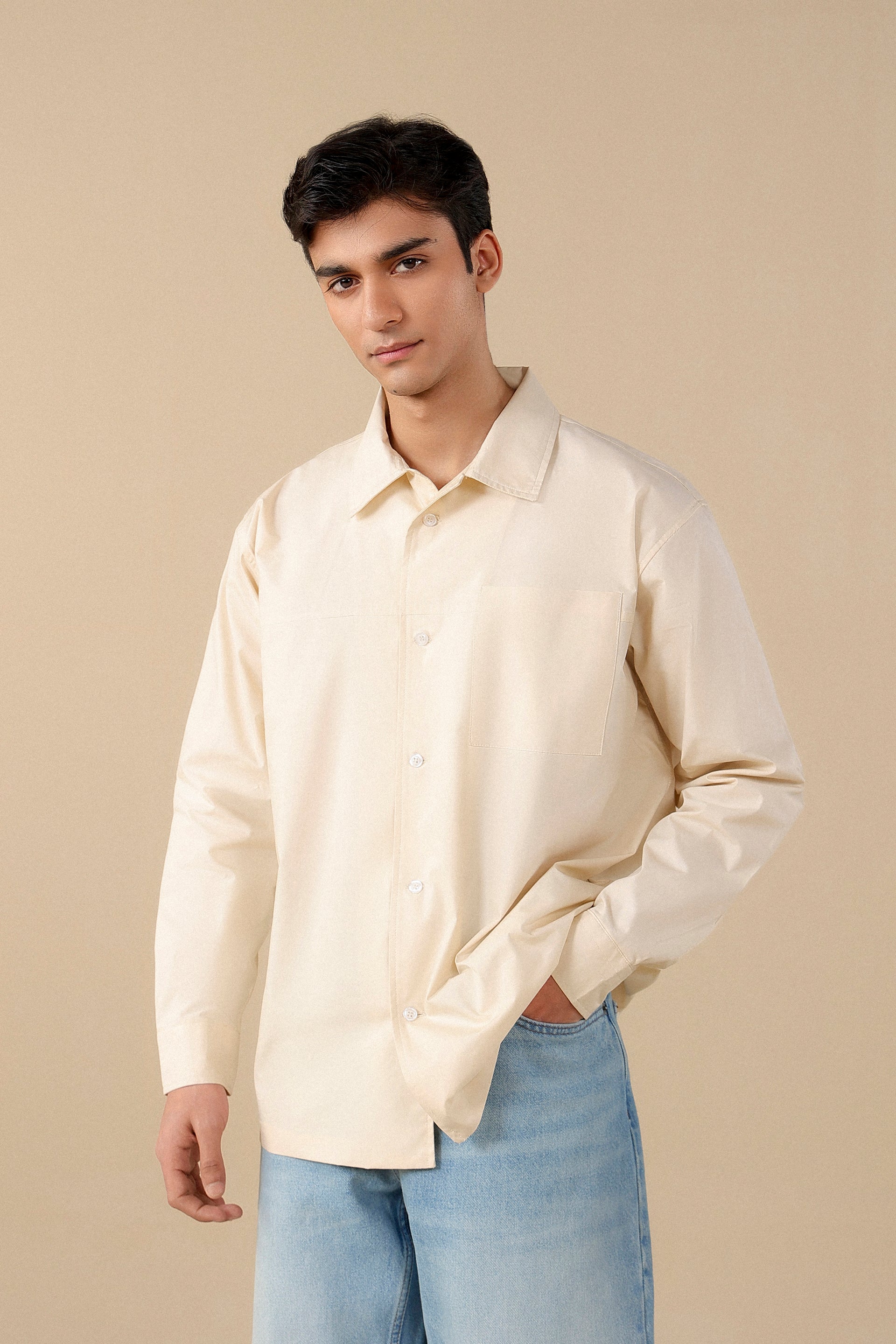 Cotton Shirt With Pocket