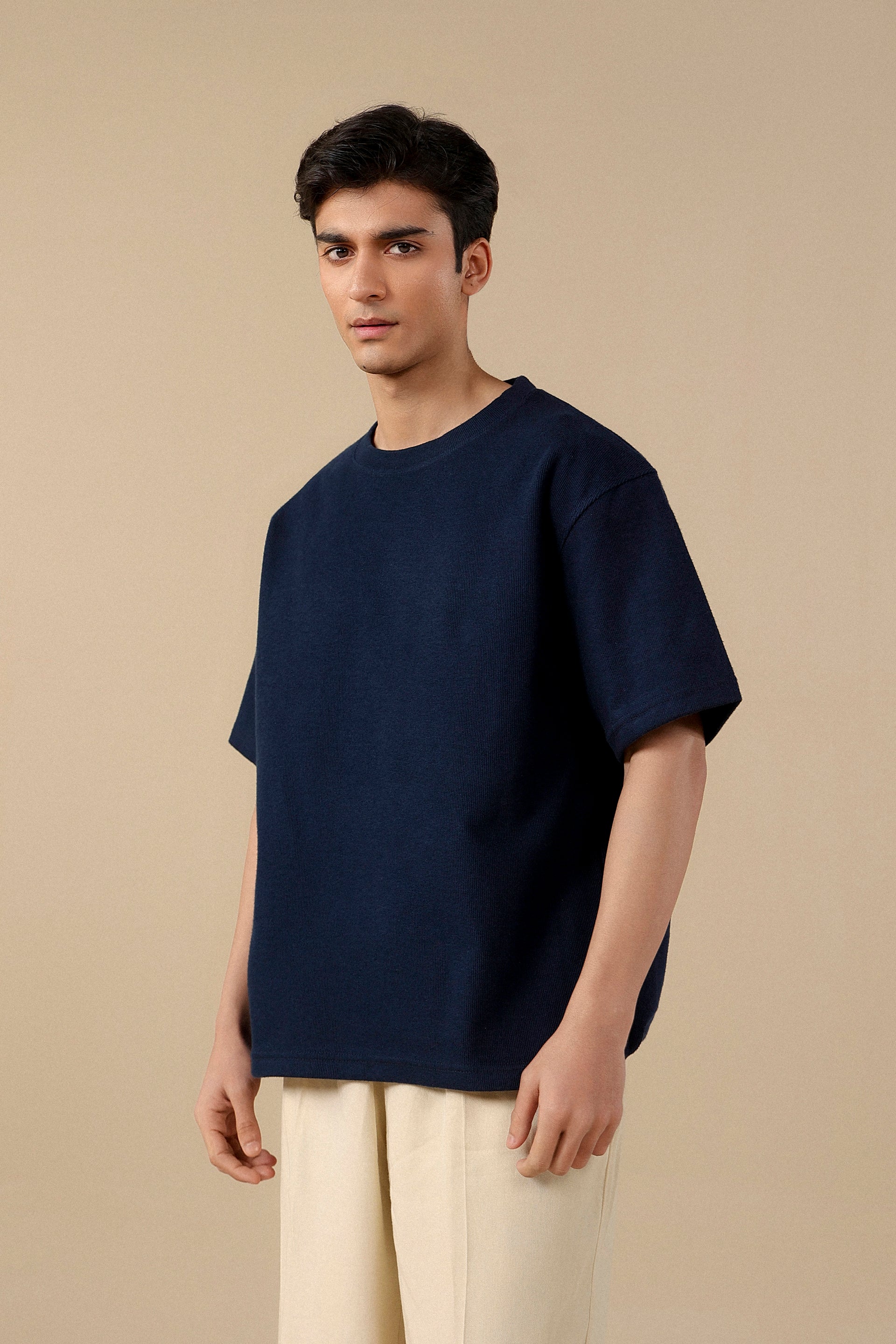 Soft Rib-Knit T-Shirt